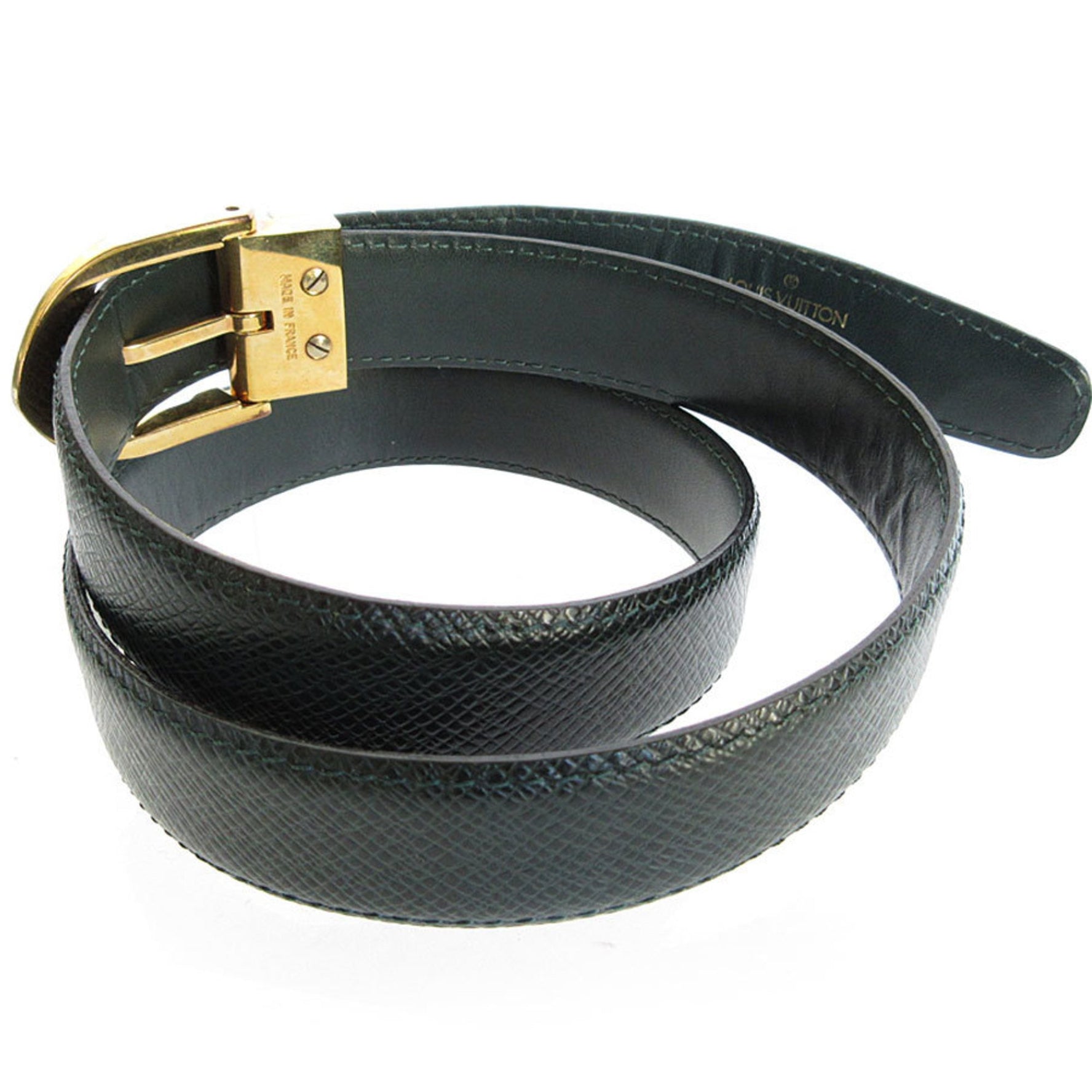 Louis Vuitton Belt Taiga Santur Classic Metal Episea