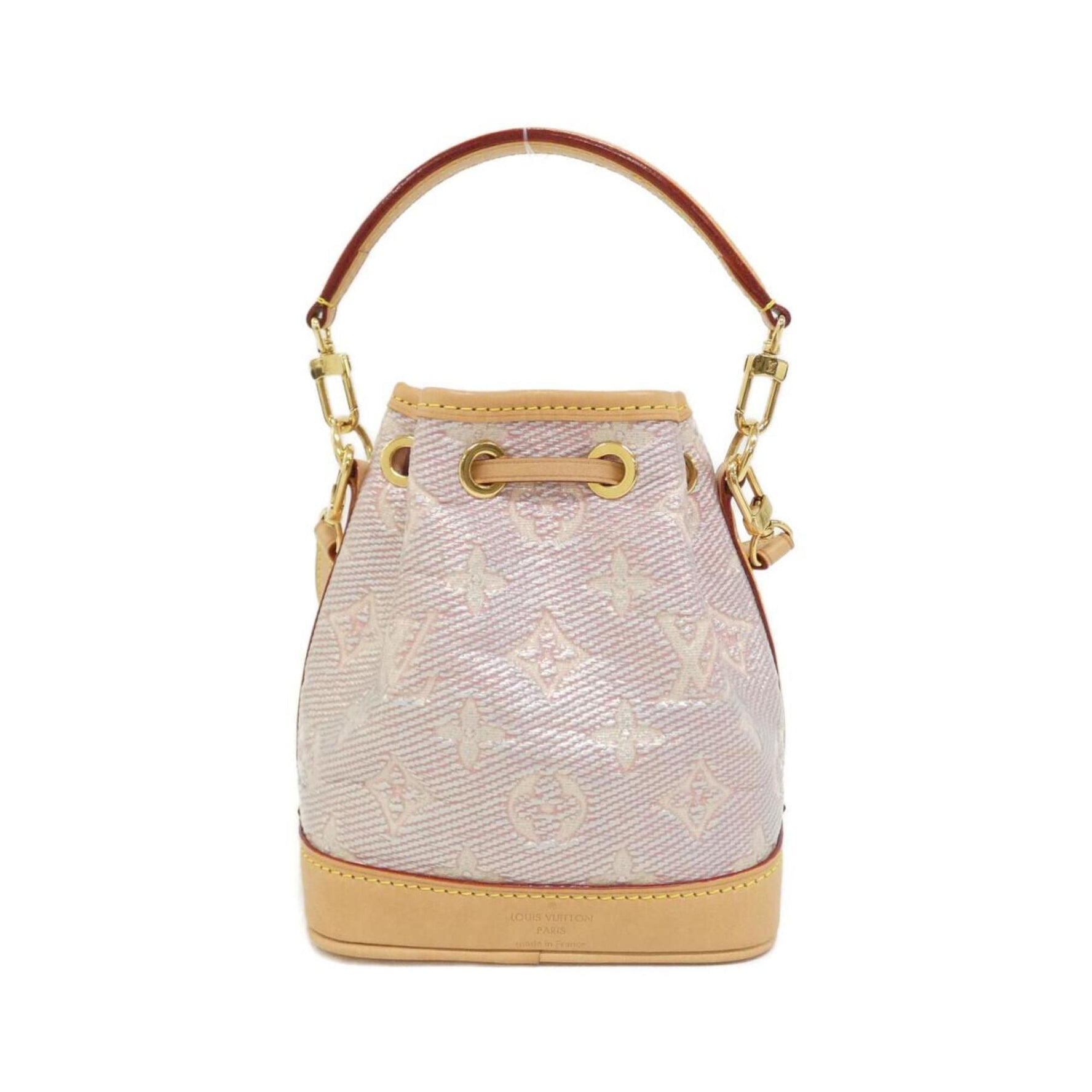 Louis Vuitton Monogram Laminated Jacquard Nano Noe Shoulder Bag