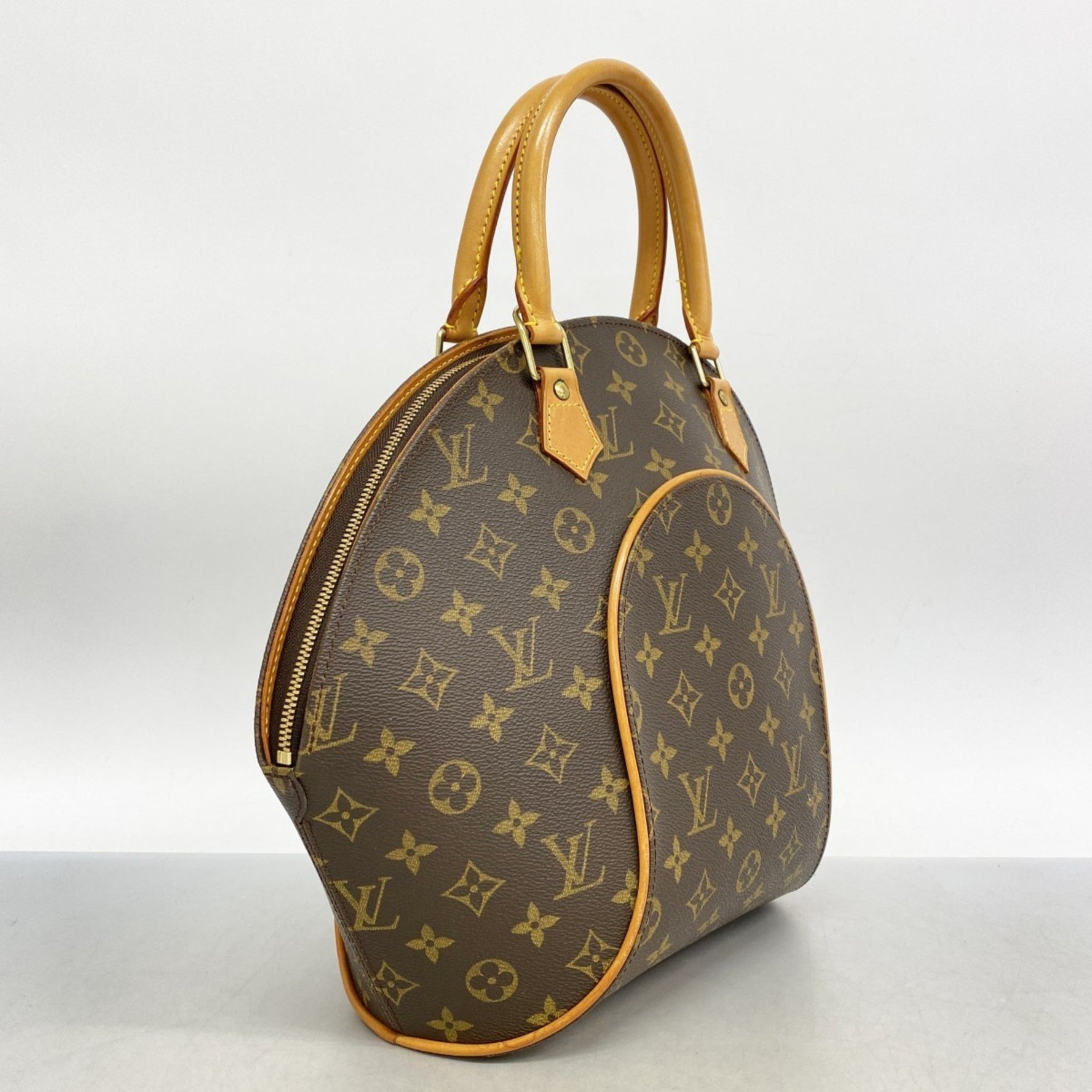 Louis Vuitton Monogram Ellipse MM Handbag M51126 Brown Women's
