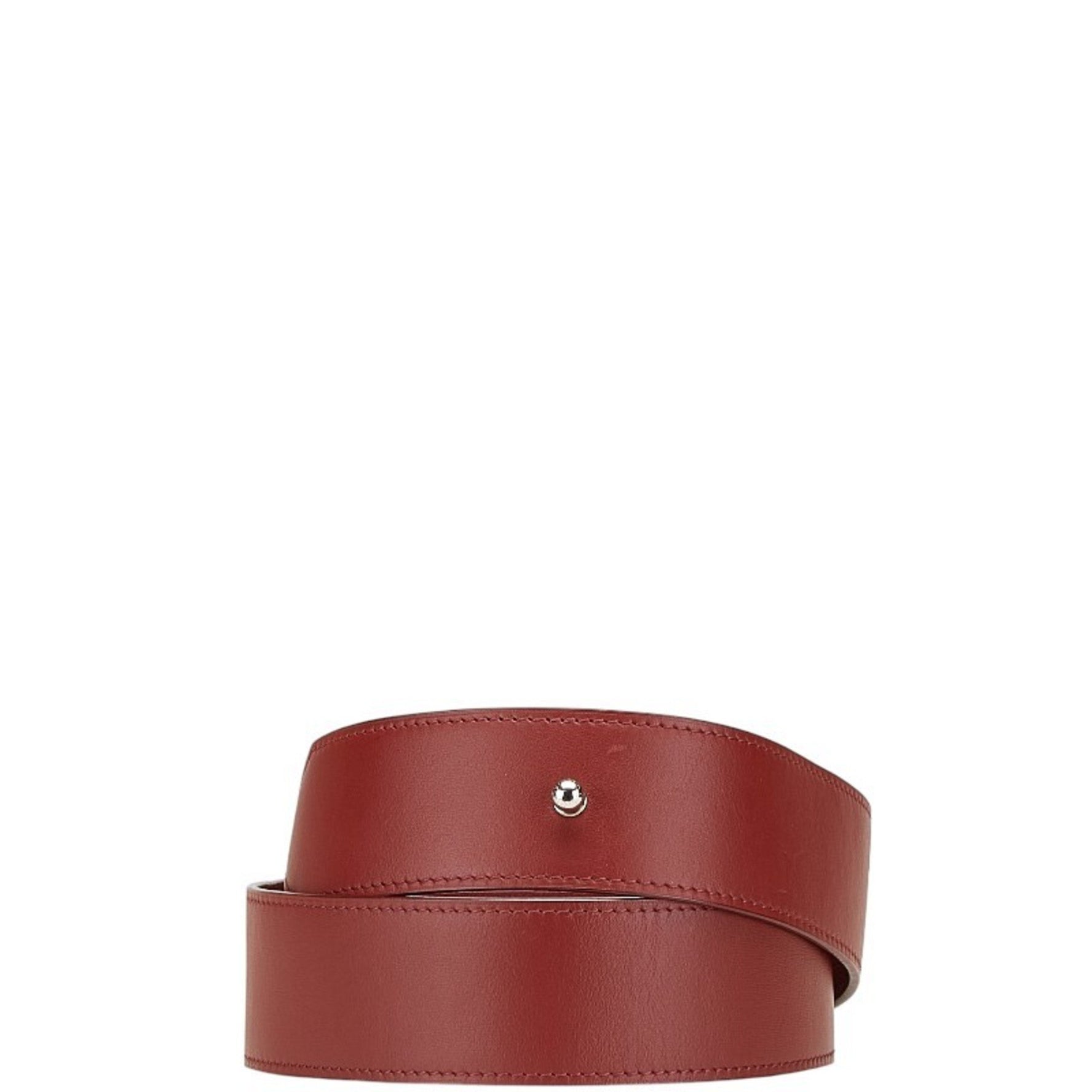 Louis Vuitton Belt Size: 70 23 Wine Red Bordeaux Leather