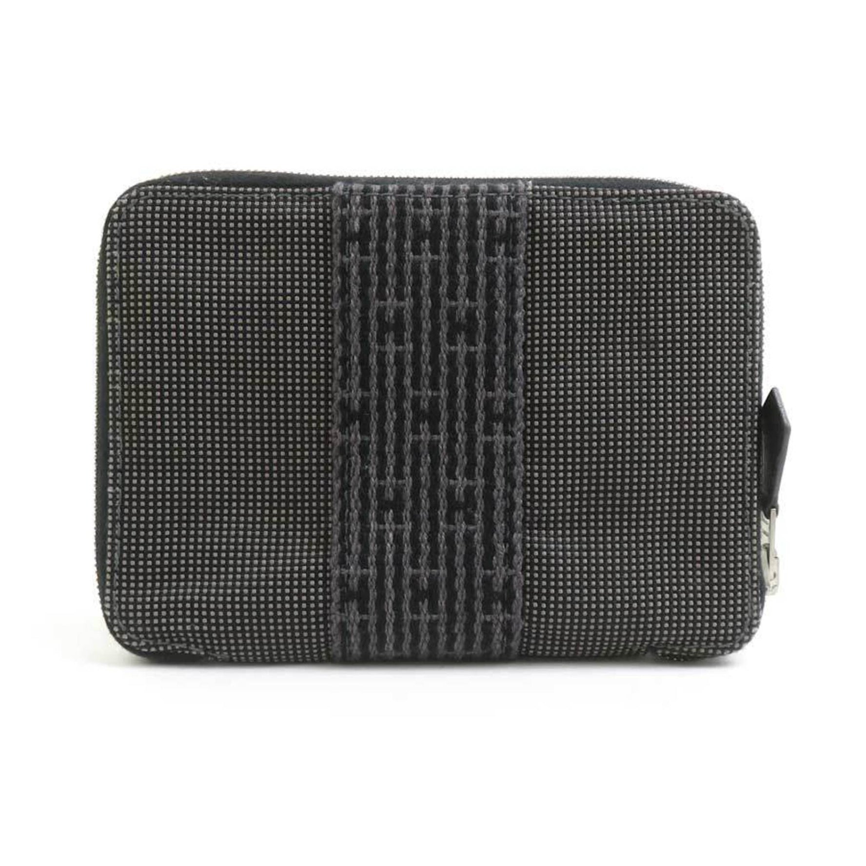 Hermes Hermès Air Line Purse PM Wallet/Coin Case, Nylon Canvas, Gray, Men's/Women's, h31411g
