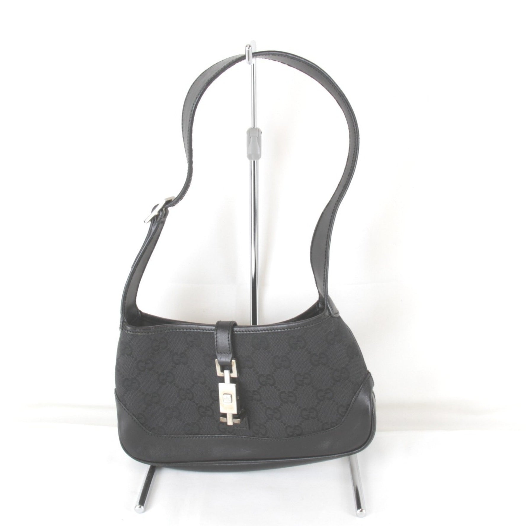 GUCCI Jackie Mini Shoulder Bag 007-2039 001274, GG Canvas/Leather