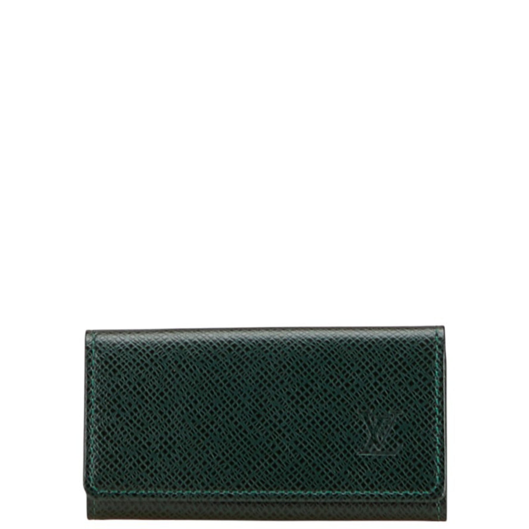 Louis Vuitton Taiga Multicle 4 Key Case Episea Green Leather LOUIS VUITTON