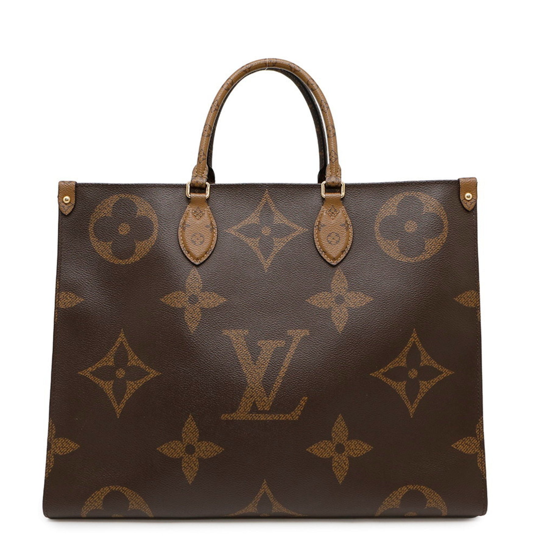 Louis Vuitton Tote Bag Monogram Reverse Giant On-the-Go GM Shoulder