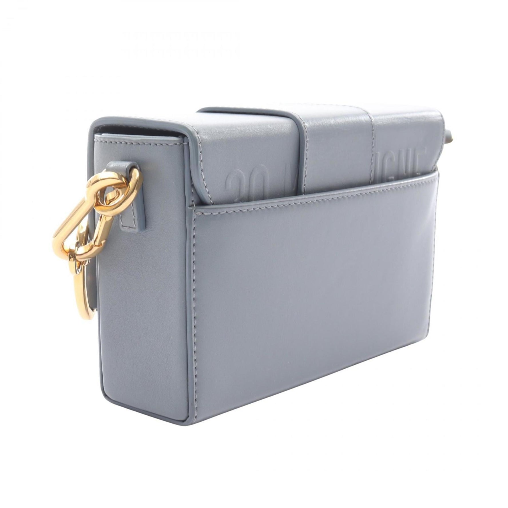 Christian Dior Dior 30 MONTAIGNE Box Shoulder Bag, Leather, Blue