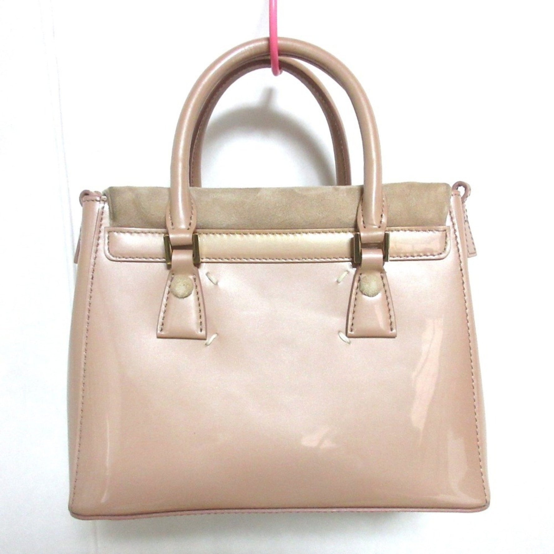 Maison Margiela 11 Handbag Shoulder Bag Pink Beige