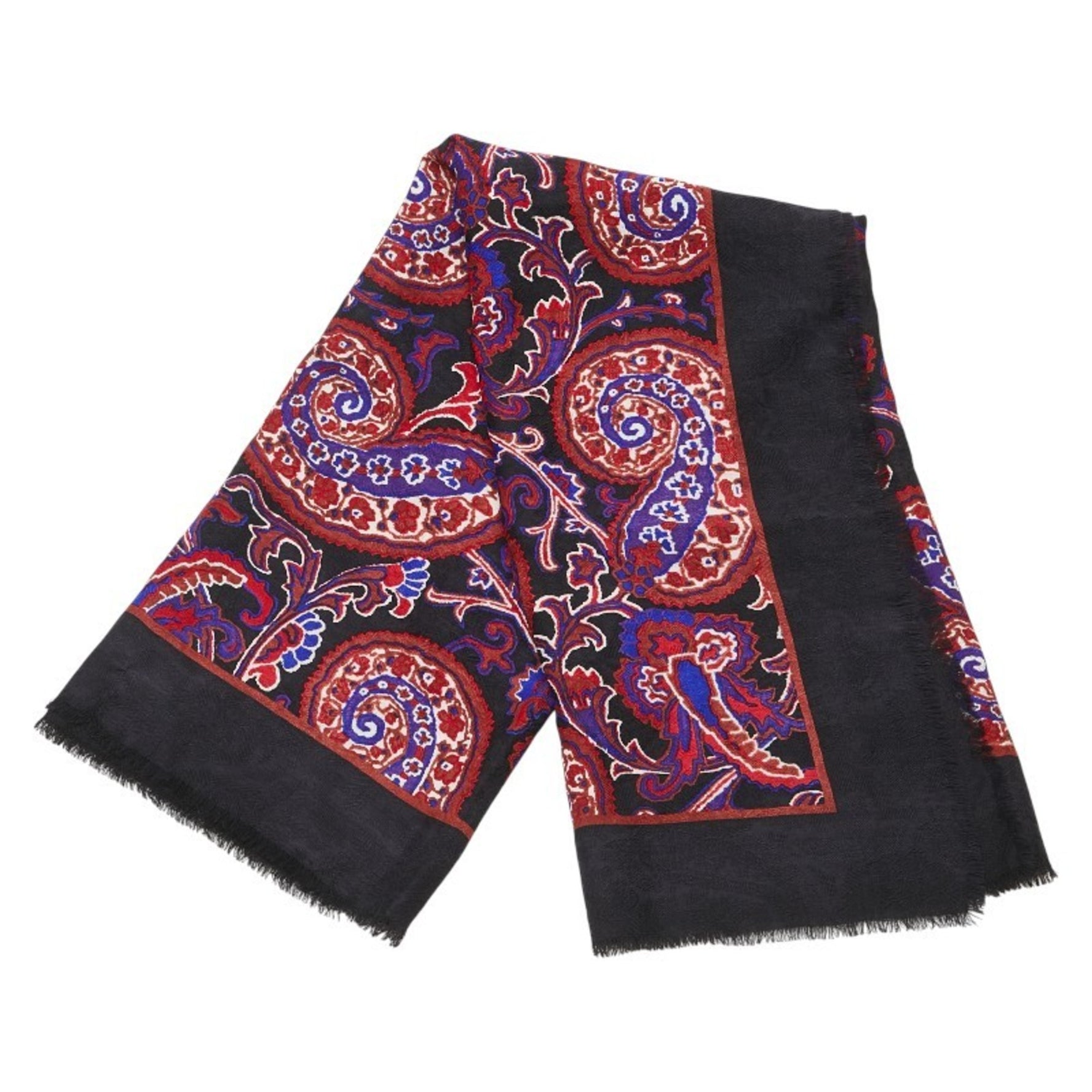 Christian Dior Dior all-over print scarf in black and multicolor