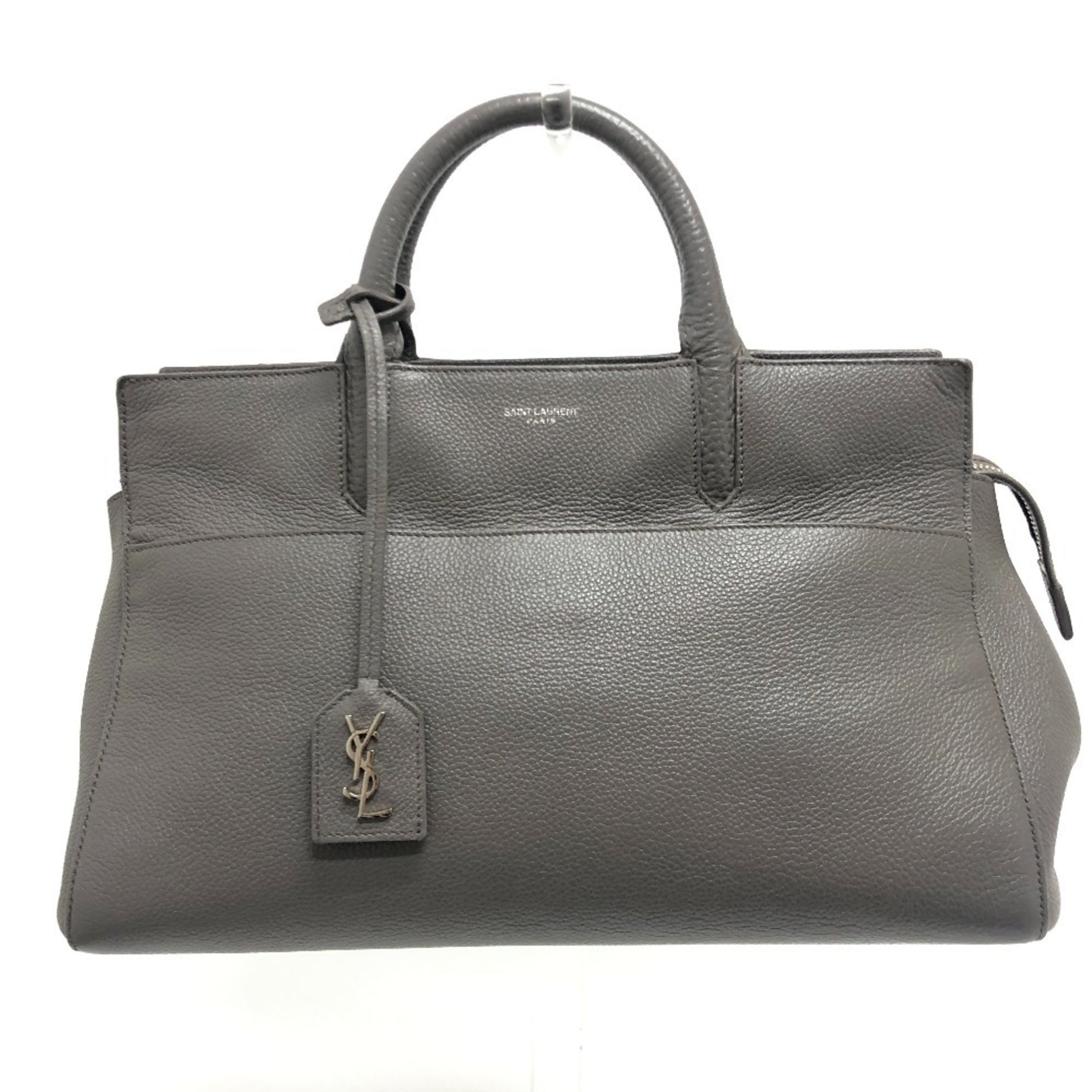 Saint Laurent Cavalli Gauche 2WAY bag, handbag, shoulder leather, women's, gray