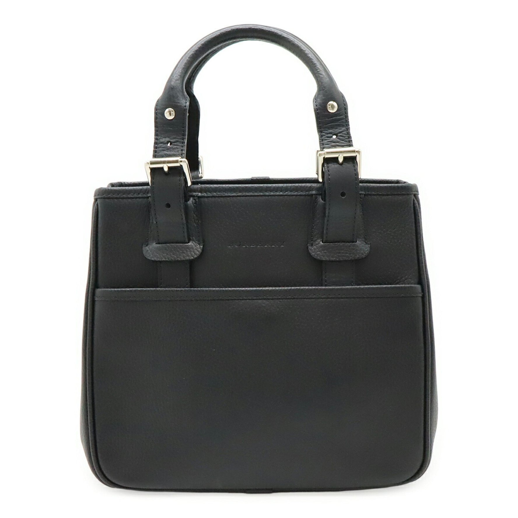 BURBERRY handbag tote bag leather