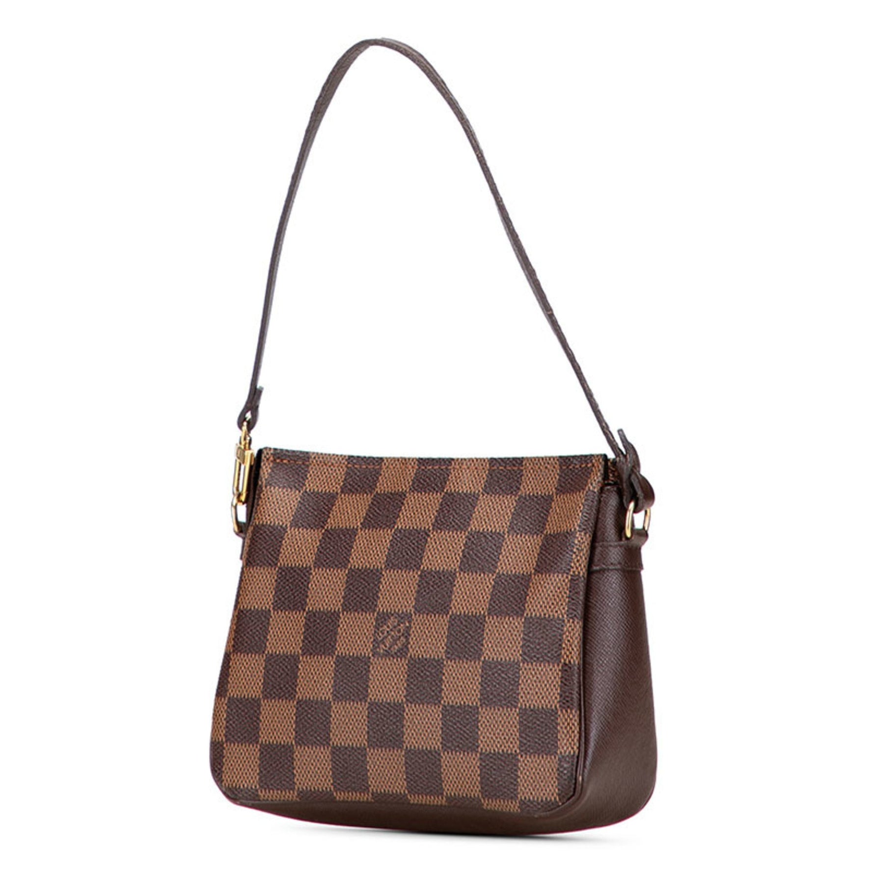 Louis Vuitton Damier Truss Makeup Accessory Pouch Mini Handbag Leather LOUIS VUITTON