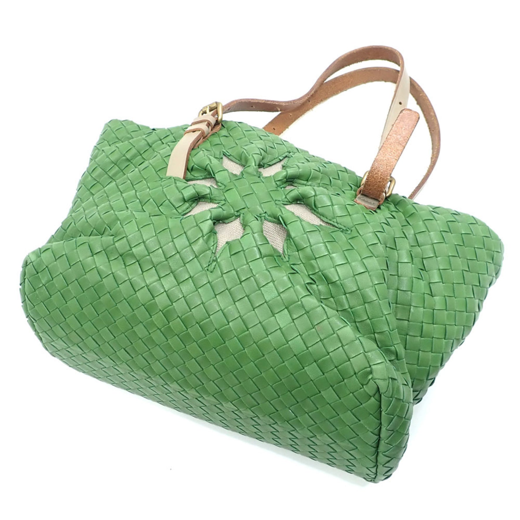 Bottega Veneta Marchese Intrecciato Tote Bag, Lambskin