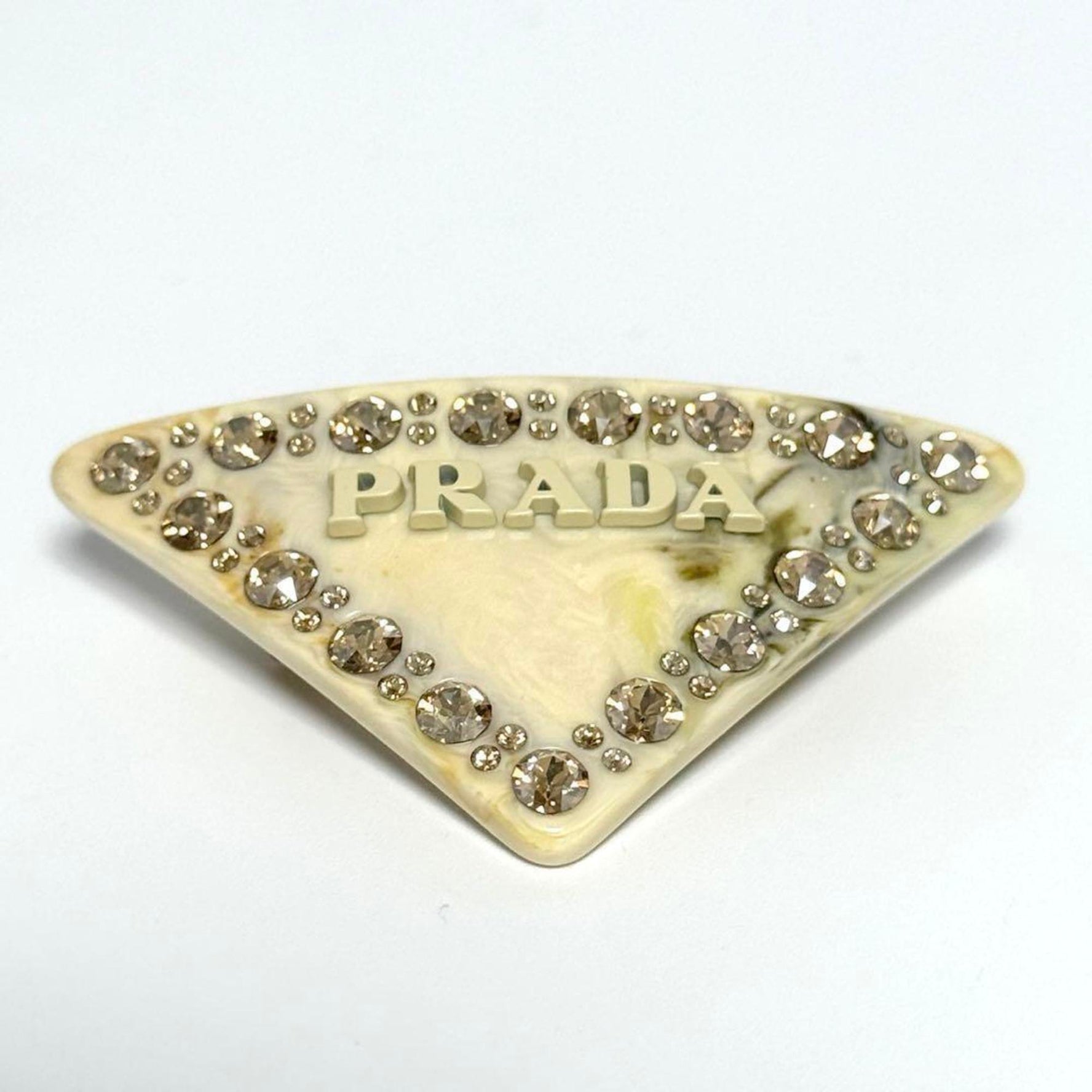 Prada Women's Plexiglass Hair Clip Barrette Hairpin