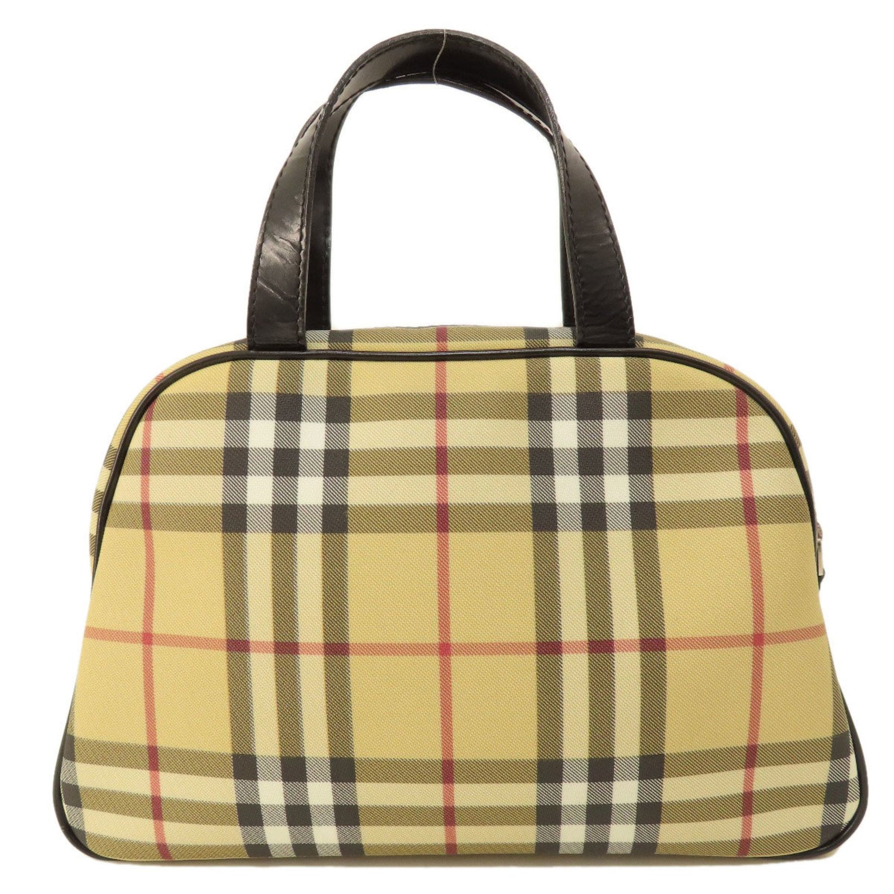 Burberry Nova Check Handbag PVC Women's BURBERRY