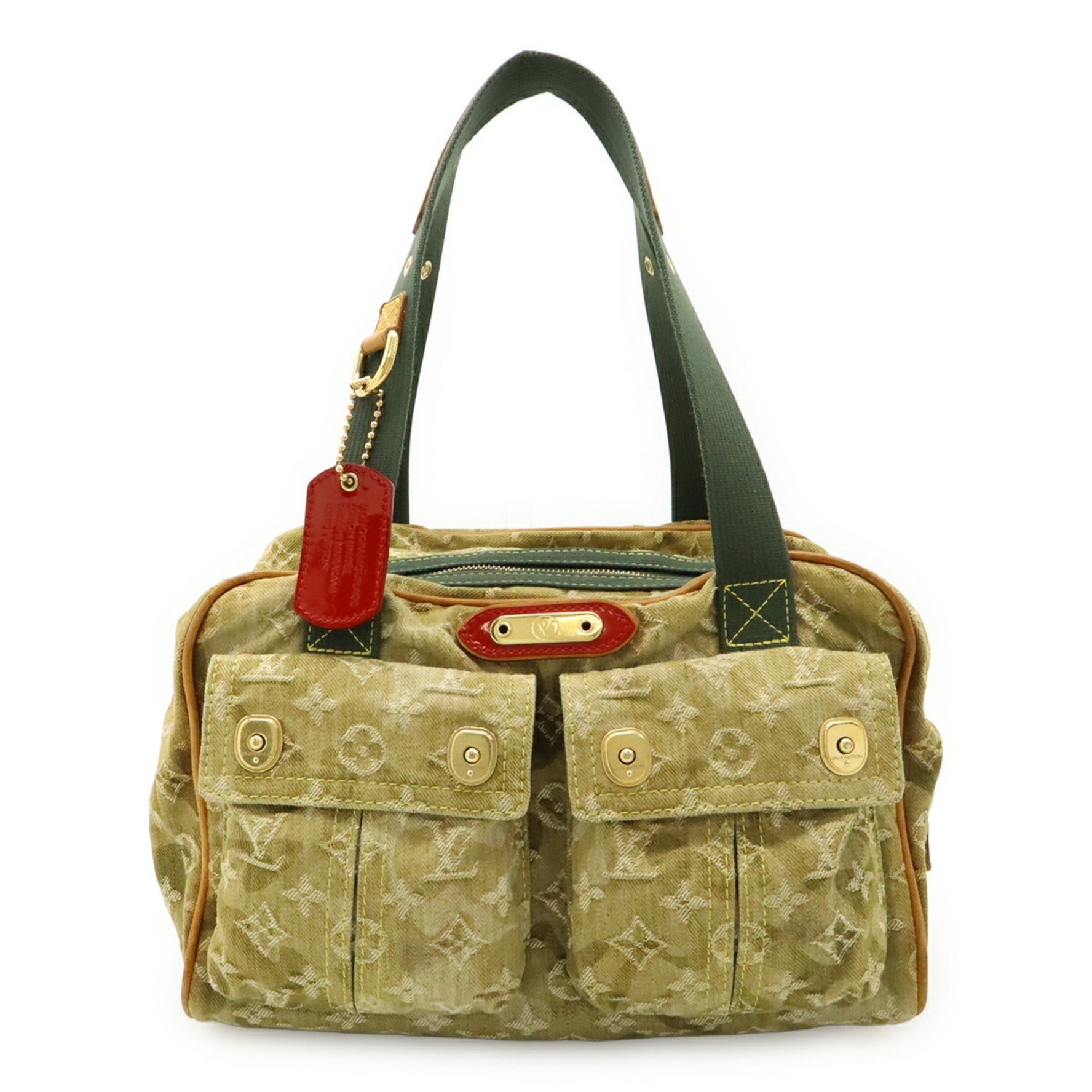 Louis Vuitton Monogrammed Denim Jasmine Tote Bag by Takashi Murakami, Camouflage Riken