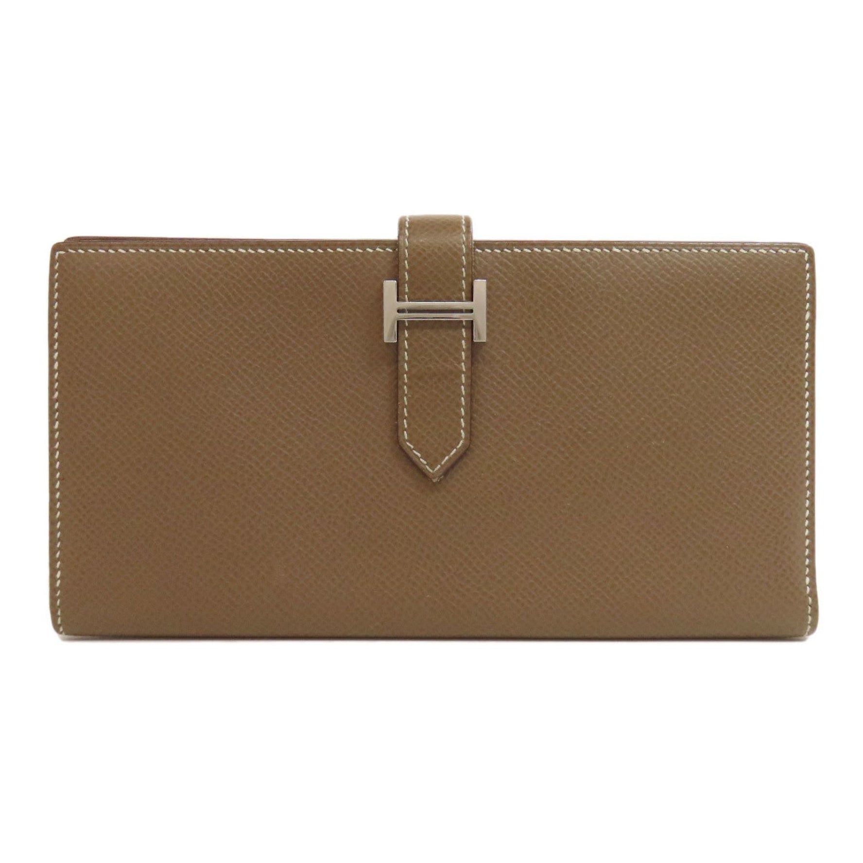 Hermes Bearn Soufflet Long Wallet Epson Women's HERMES