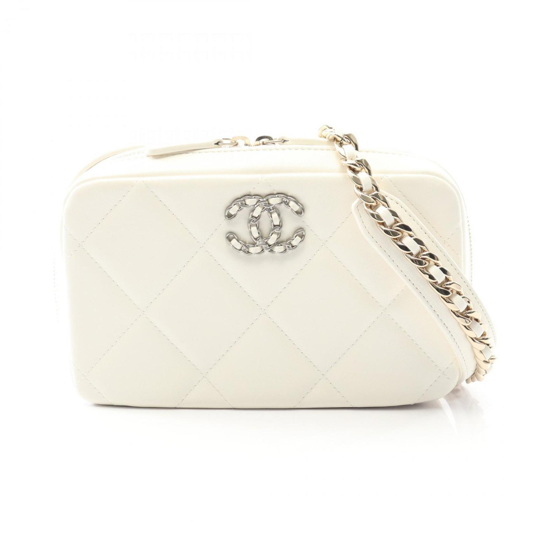 CHANEL 19 Matelasse Shoulder Bag, Leather