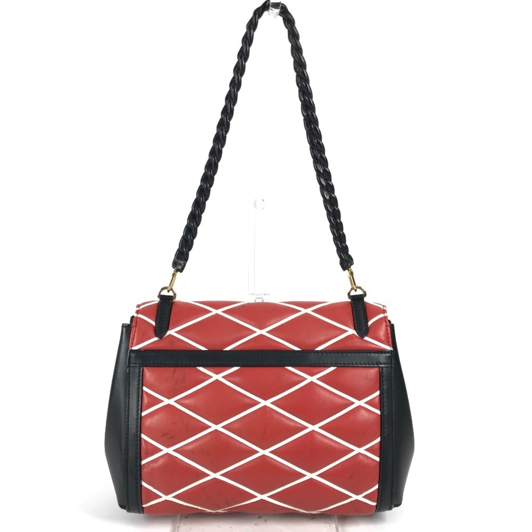 Louis Vuitton Maltage Line Pochette Flap Bag Shoulder Leather Red