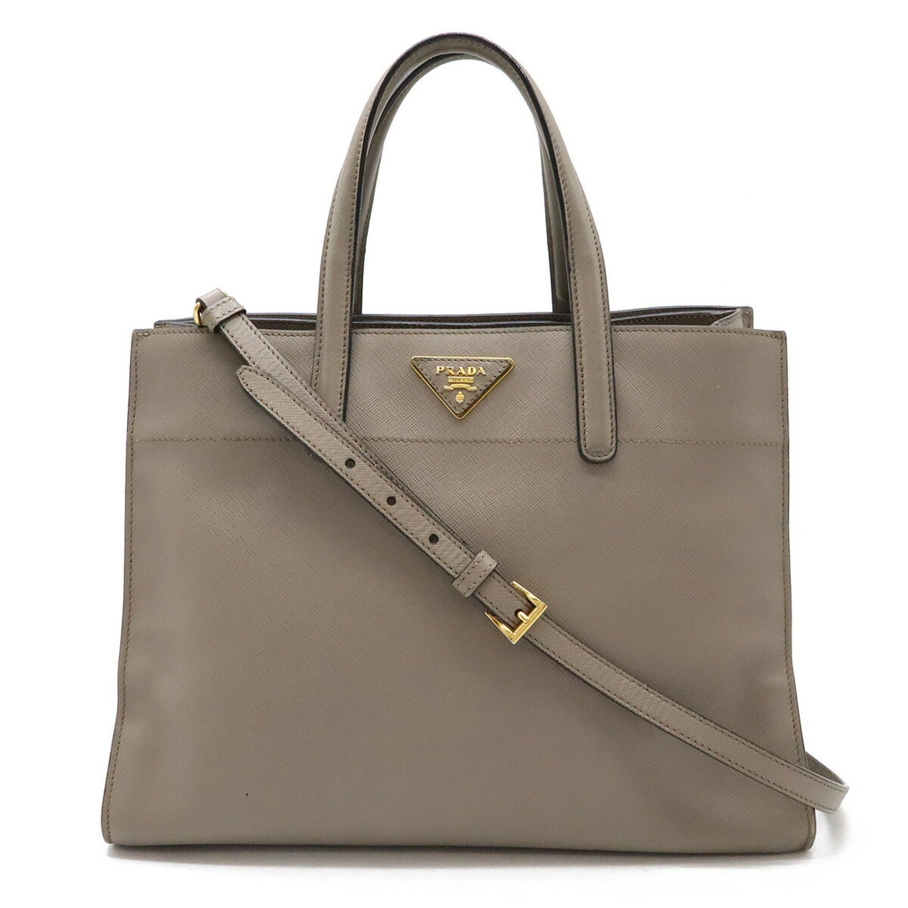 PRADA Prada Tote Bag Handbag Shoulder Leather Saffiano BN2603