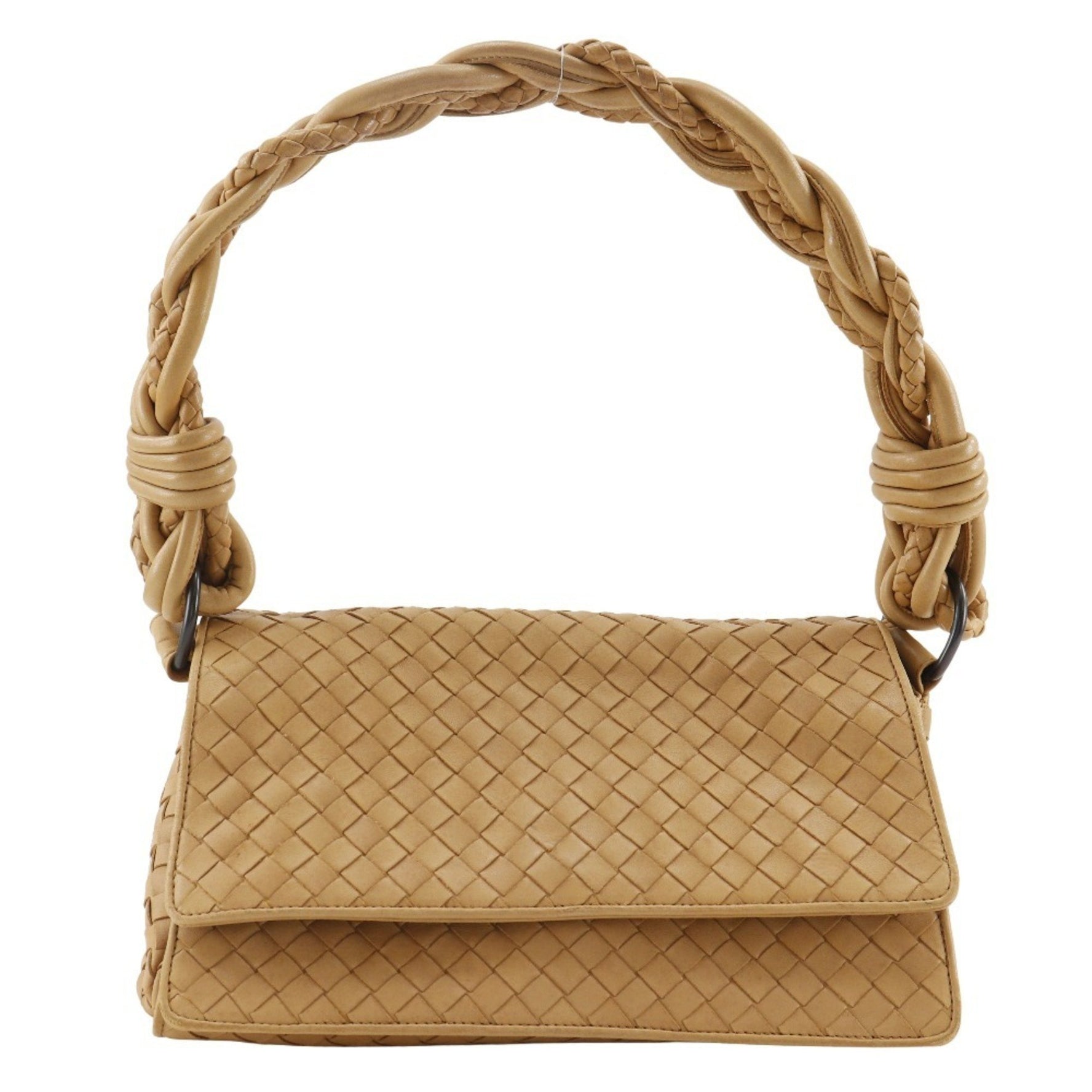 Bottega Veneta Intrecciato Shoulder Bag Calfskin