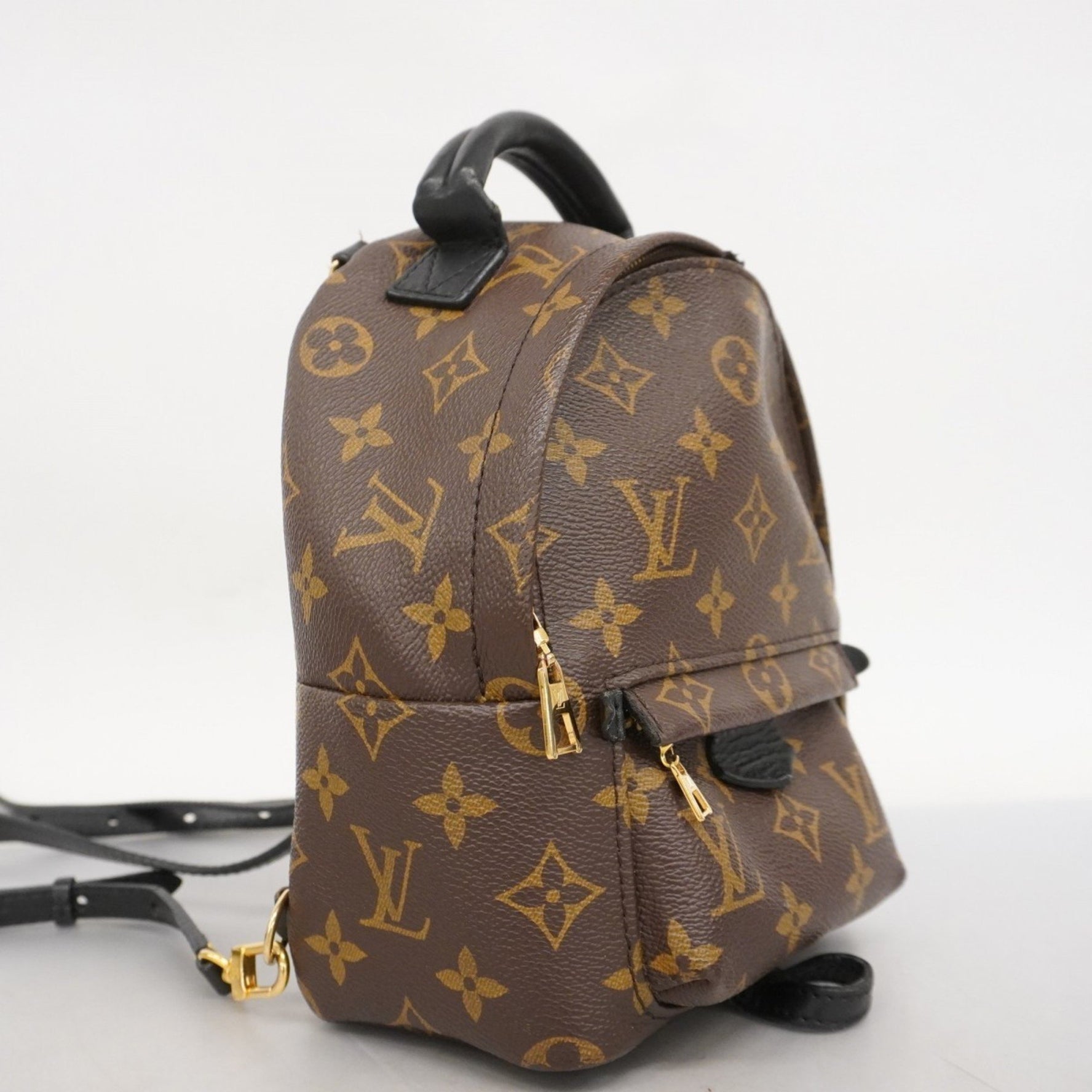 Louis Vuitton Monogram Palm Springs Backpack MINI M44873 Brown Women's Backpack/Daypack