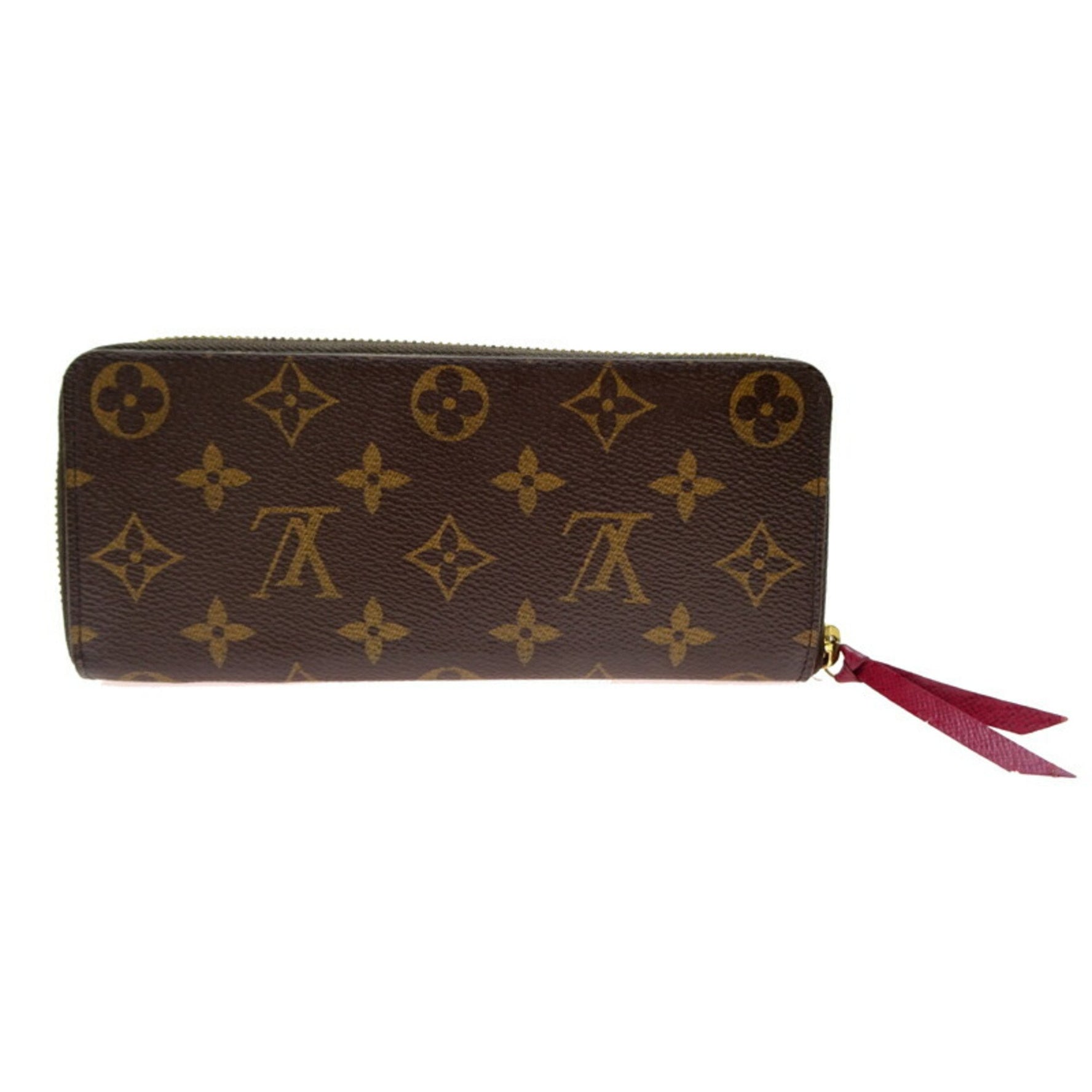 Louis Vuitton Portefeuille Clemence and Men's Long Wallet Monogram Fuchsia (Pink)