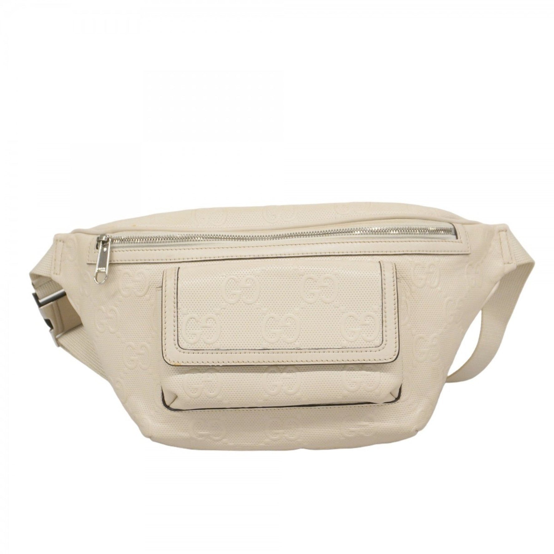 Gucci GG Embossed Waist Bag Leather
