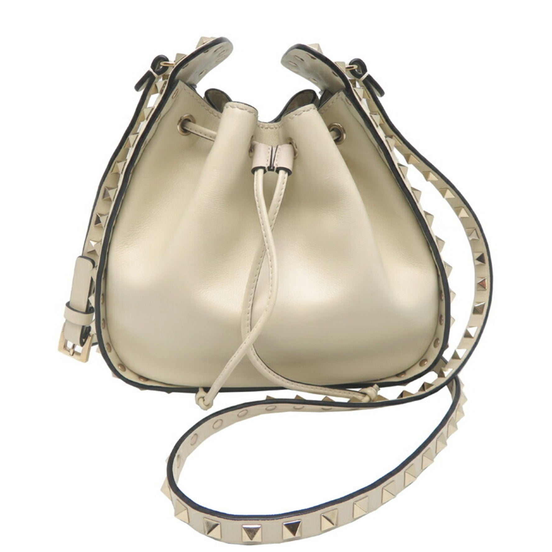 Valentino Garavani Rockstud Shoulder Bag Leather