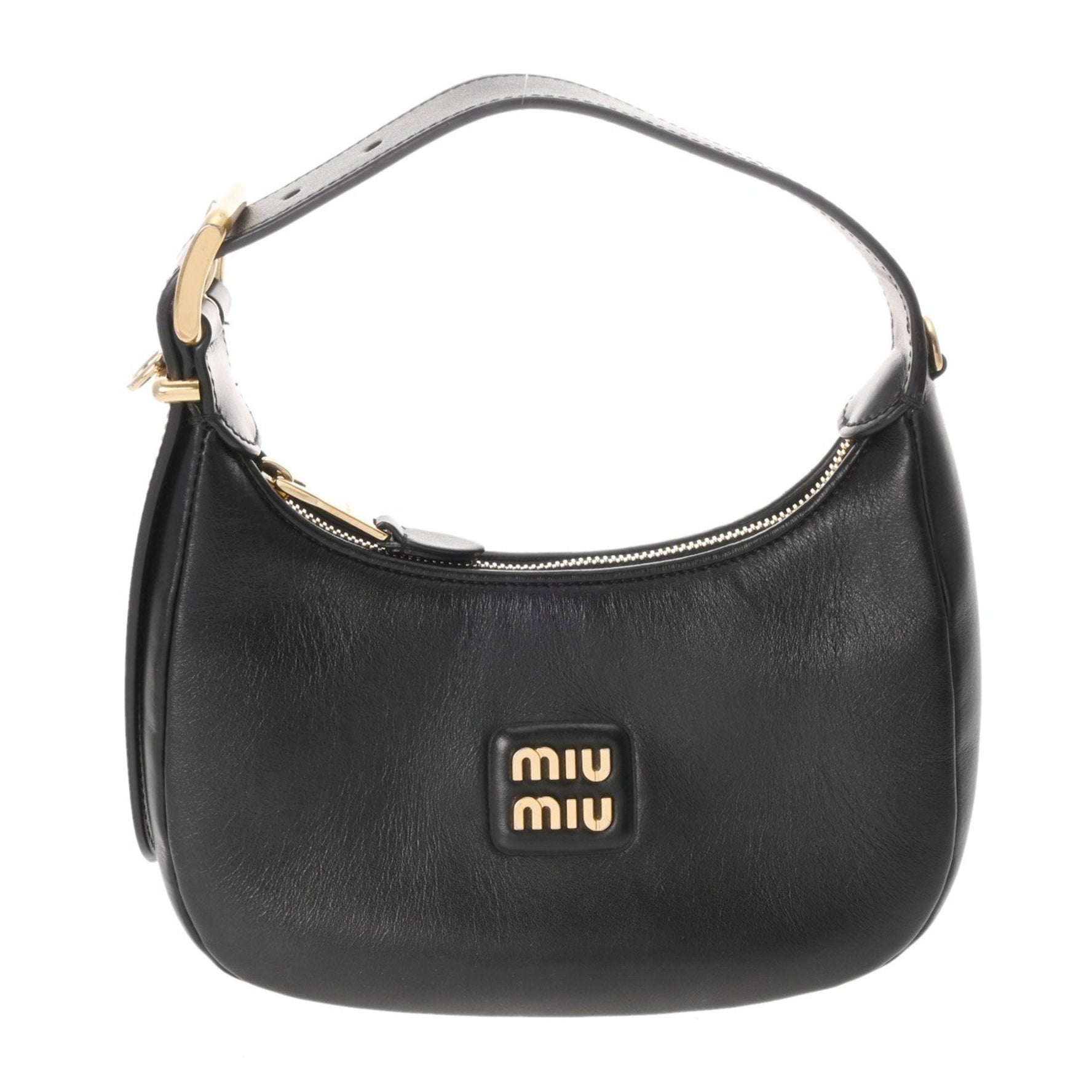 Miu Miu MIUMIU Miu Hobo Bag Leather Handbag