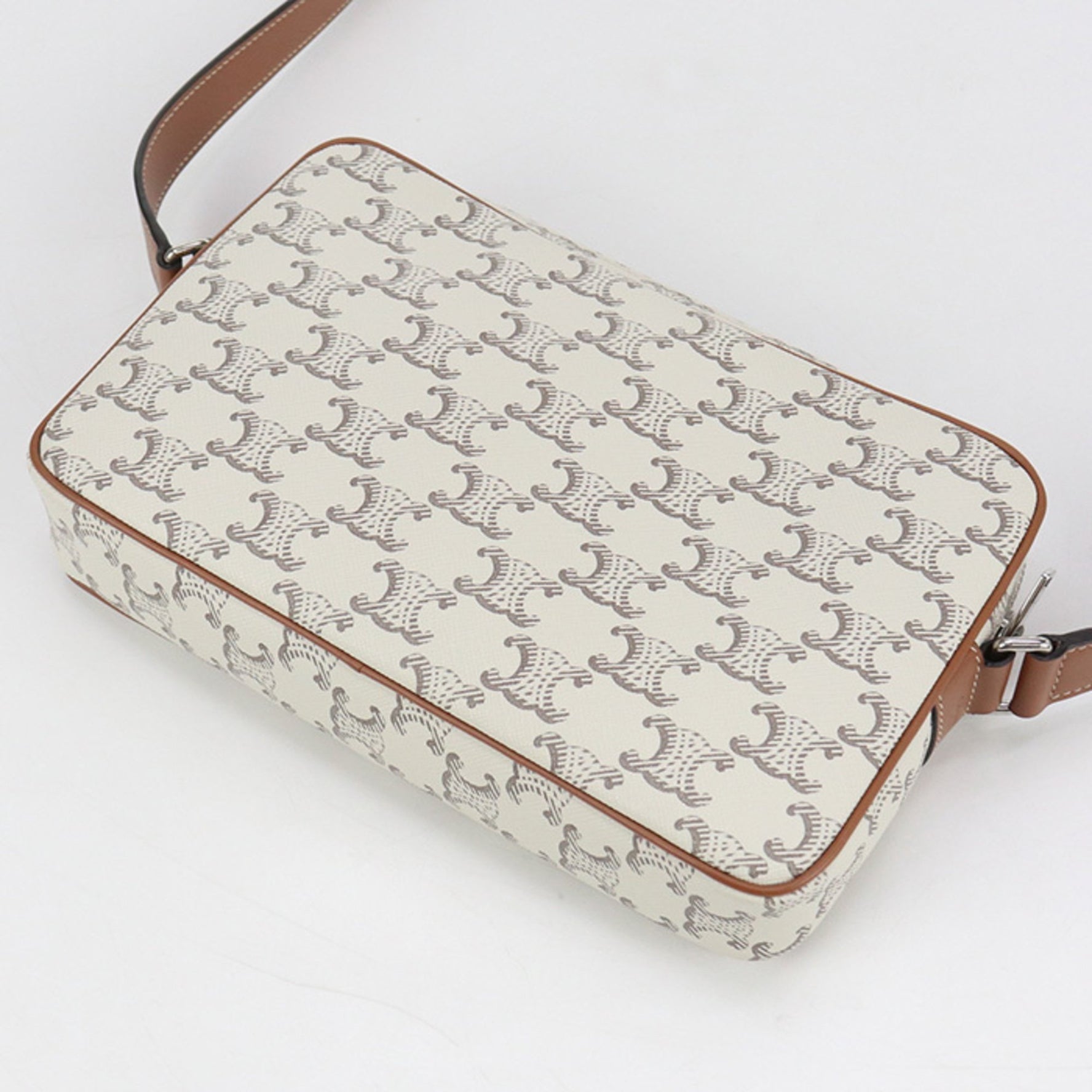 CELINE Triomphe Canvas Shoulder Bag