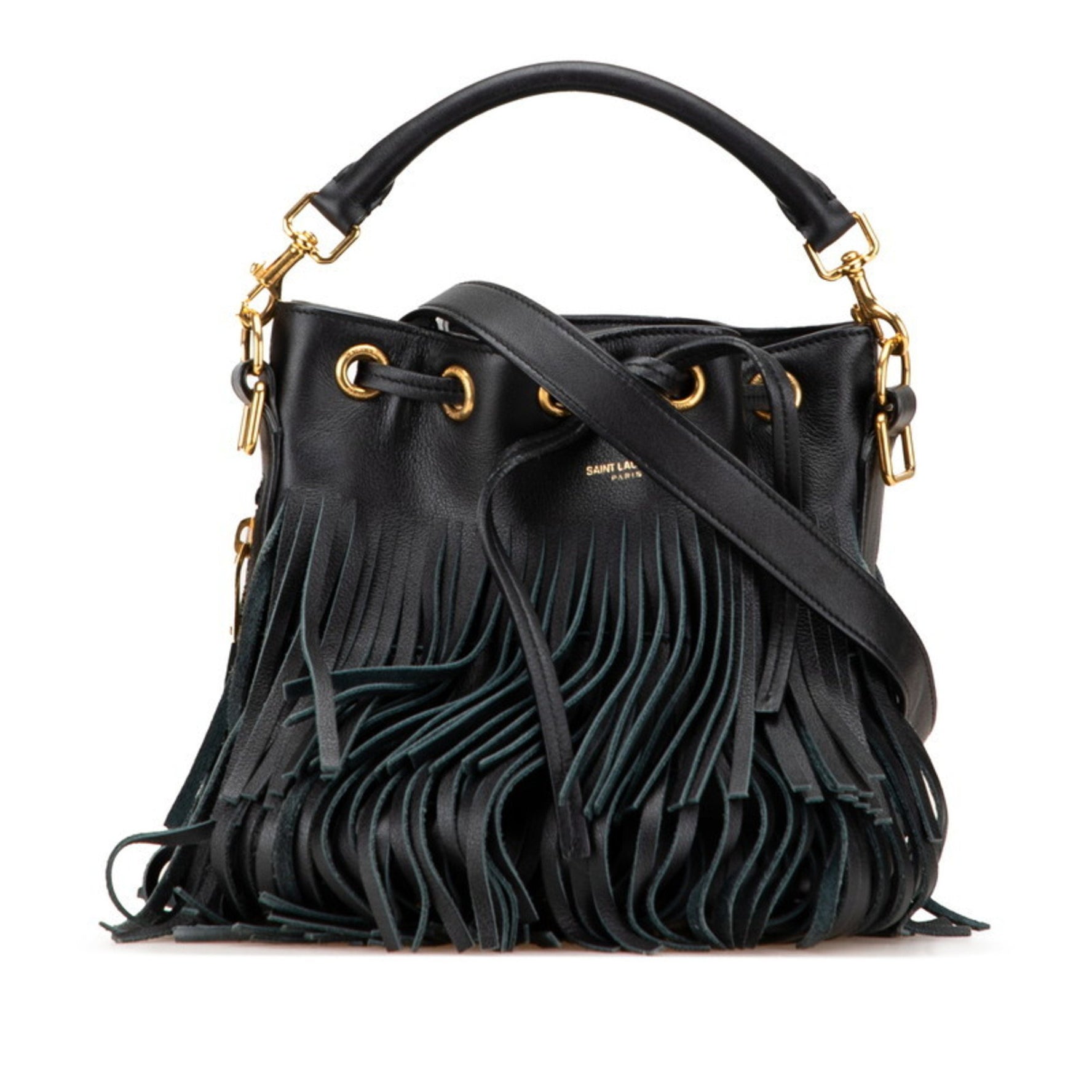 Saint Laurent Emmanuel Bucket Bag, Handbag/Shoulder Leather, SAINT LAURENT