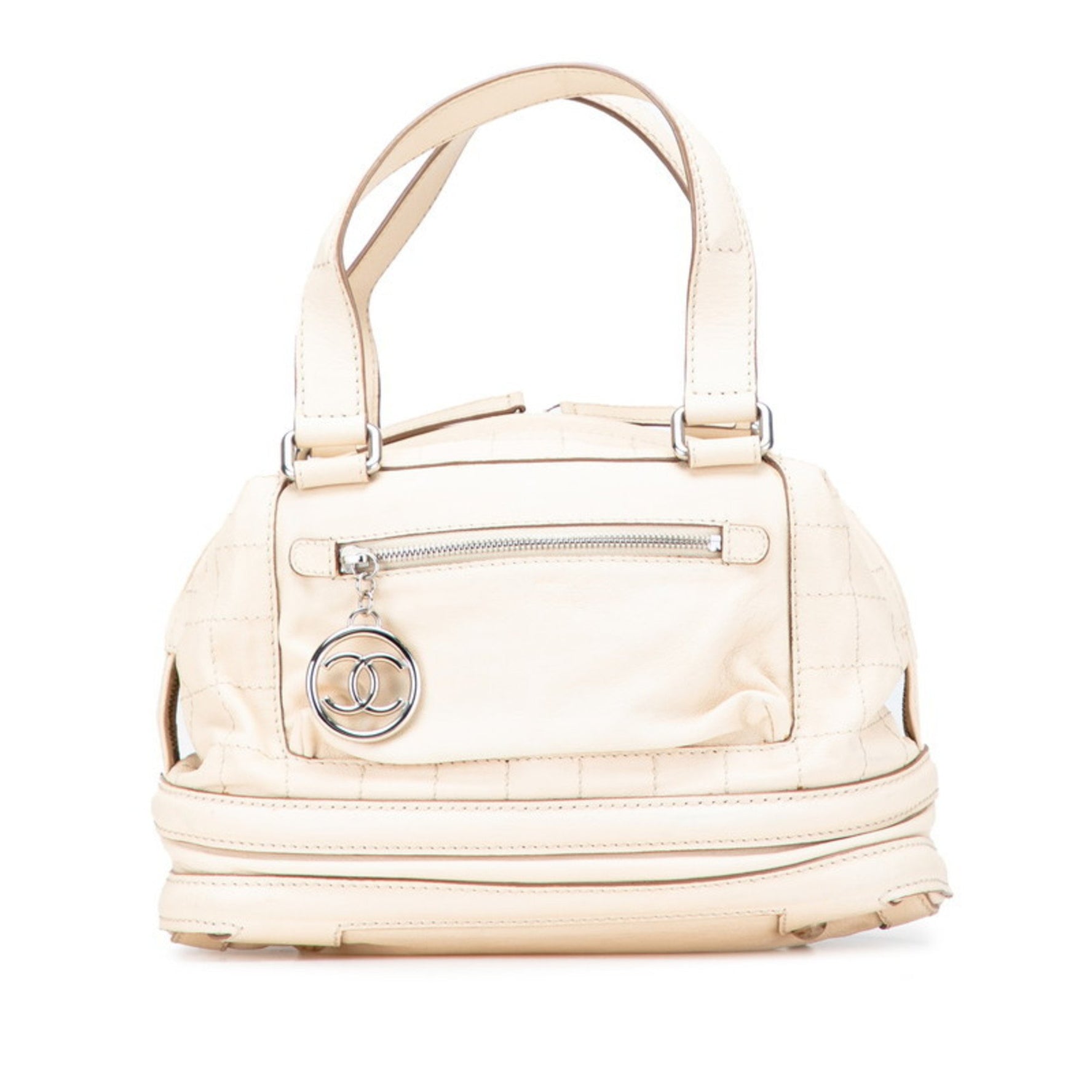 Chanel Chocobar Coco Mark Handbag, Leather