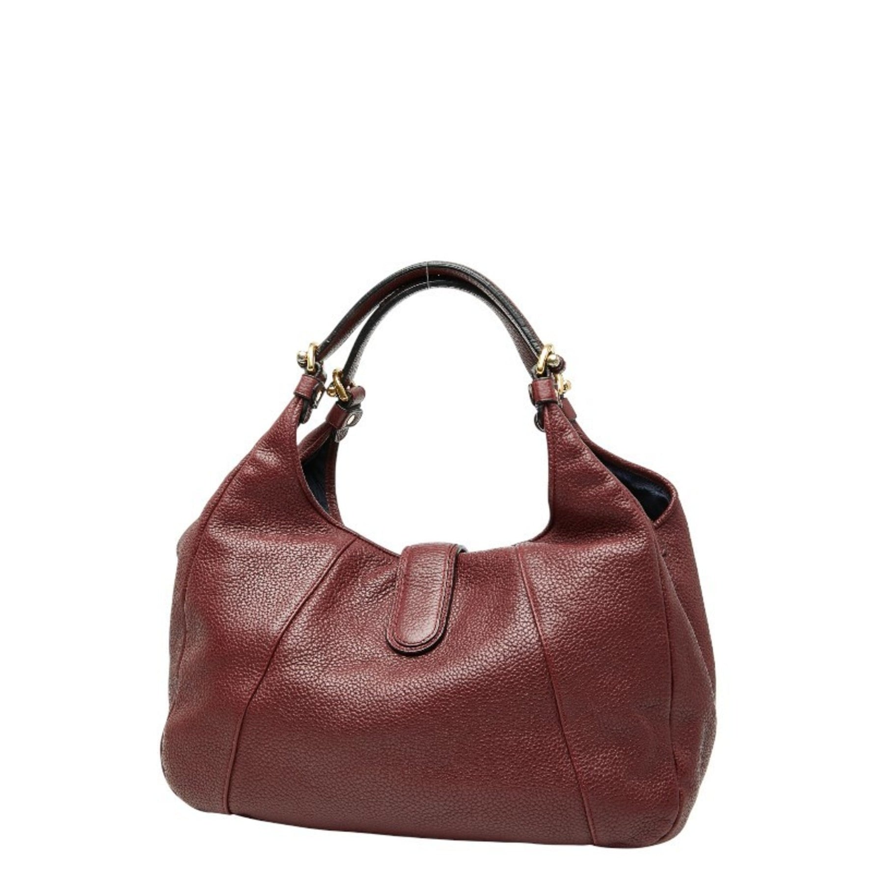 LOEWE Carrie Hobo Handbag in Red Leather