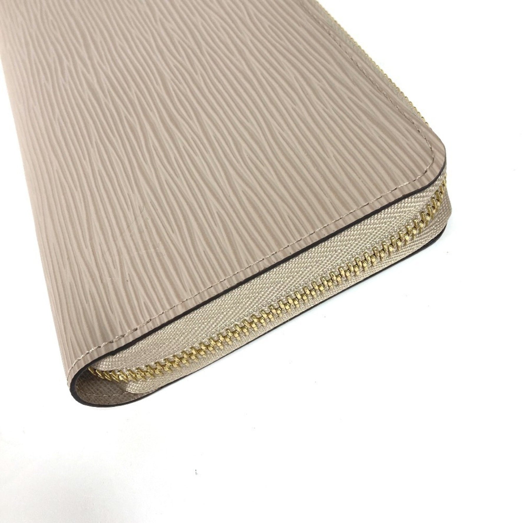 LOUIS VUITTON M67805 Epi Zippy Wallet, Round Zip Long Leather, Men's, Galle, Beige