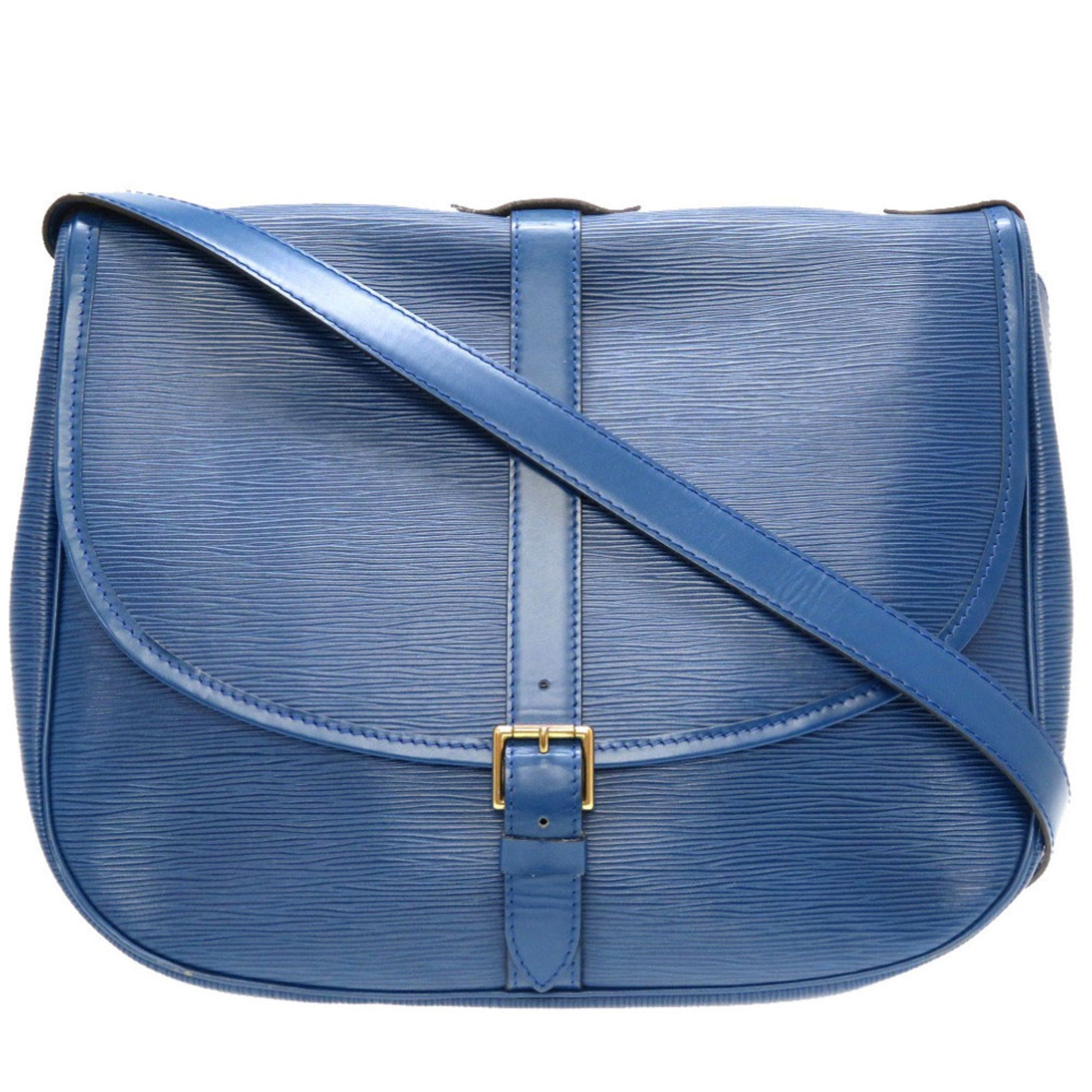 Louis Vuitton Epi Saumur 35 Special Order SPO Toledo Blue Shoulder Bag, Blue, LV 0115 LOUIS VUITTON