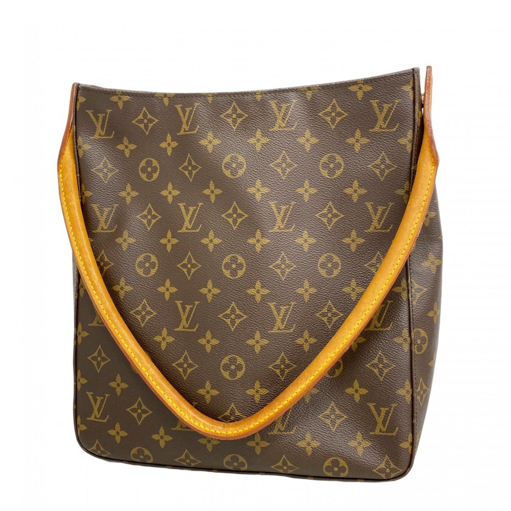 Louis Vuitton Monogram Looping GM Shoulder Bag M51145 Brown Women's