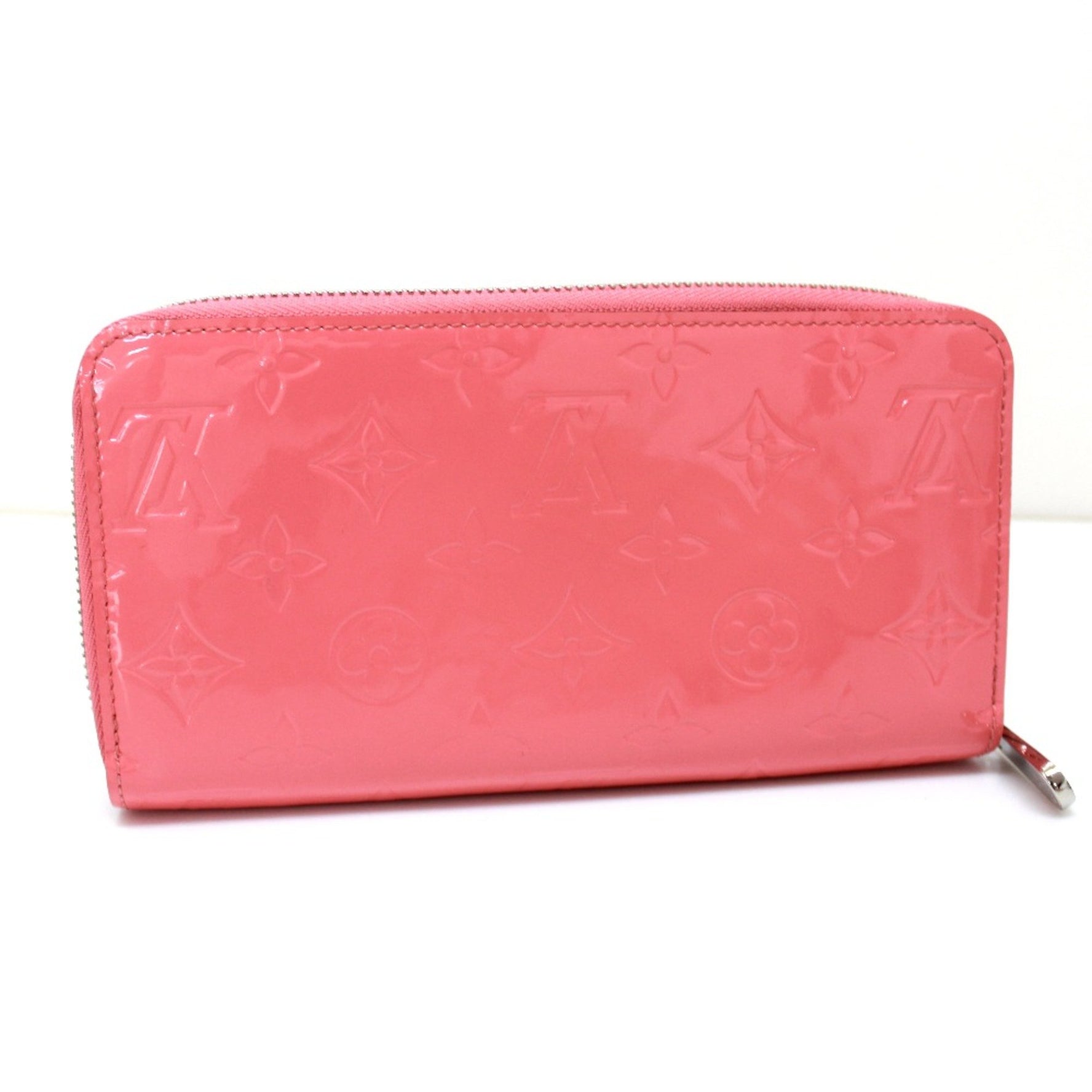 Louis Vuitton MonogramVernis Zip Around Long Wallet Poppy petals