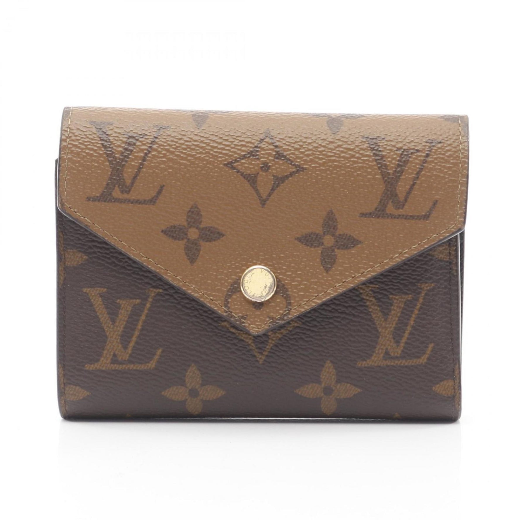 Louis Vuitton Portefeuille Victorine Monogram Reverse Tri-fold Wallet