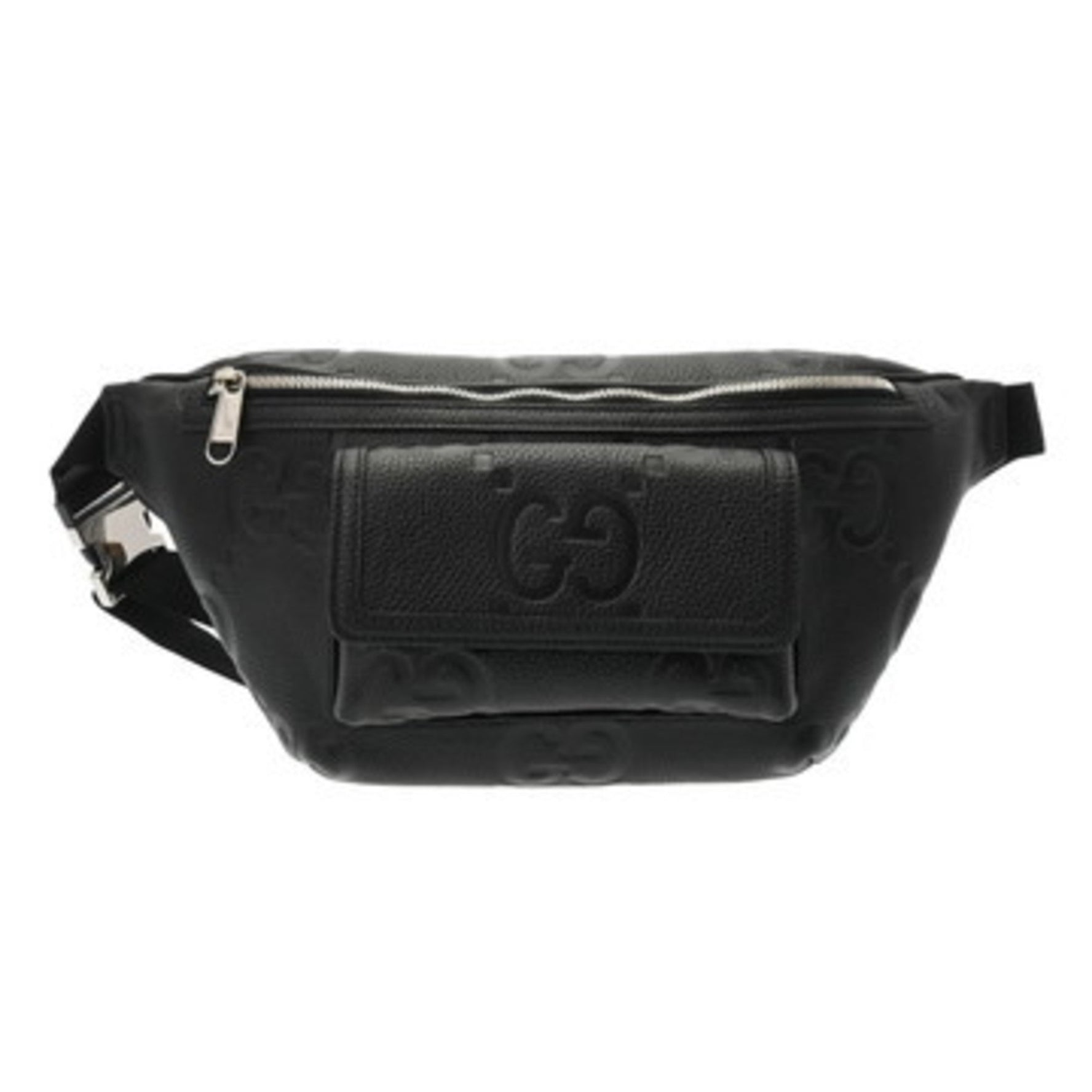GUCCI GG Embossed Belt Bag, Leather Waist Bag