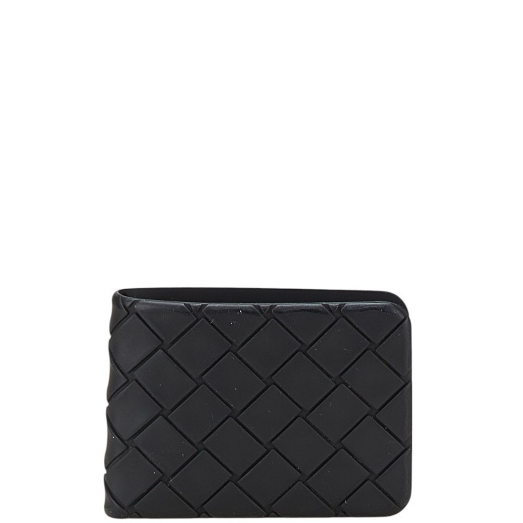 Bottega Veneta Intrecciato Bi-fold Wallet Rubber BOTTEGAVENETA