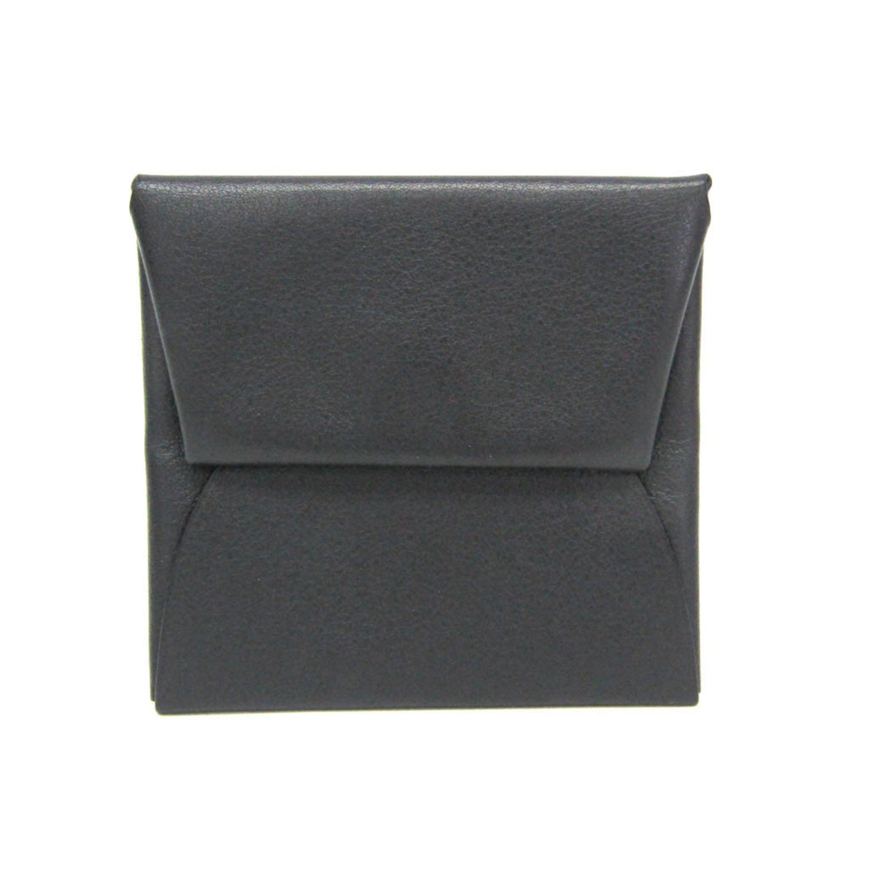 Hermes Bastia Verso Men,Women Leather Coin Purse/coin Case Black,Navy