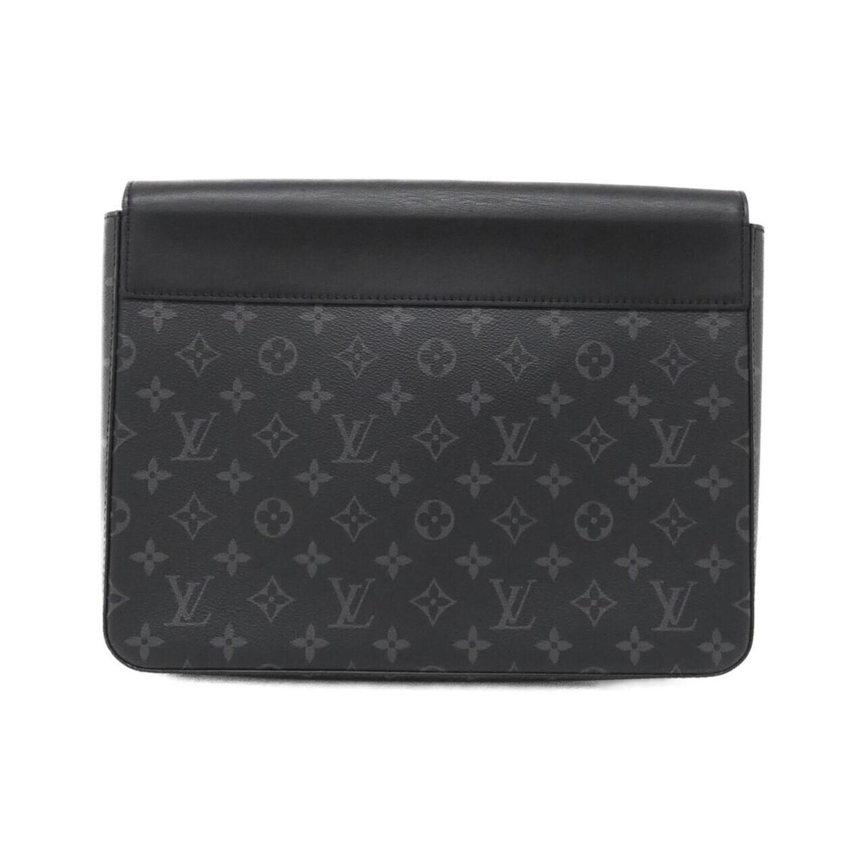 Louis Vuitton Monogram Eclipse Pochette Steamer Clutch Handbag