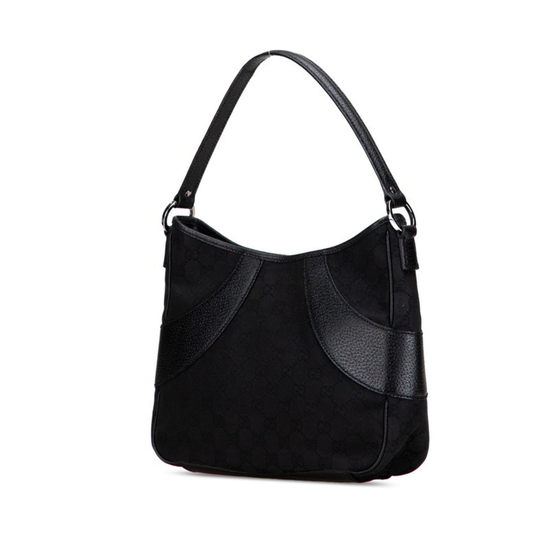 Gucci GG Canvas One-Shoulder Bag Handbag Leather