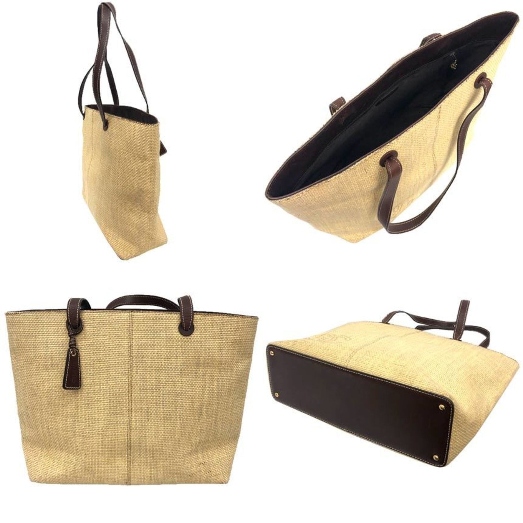 CHANEL Raffia Tote Bag in Natural and