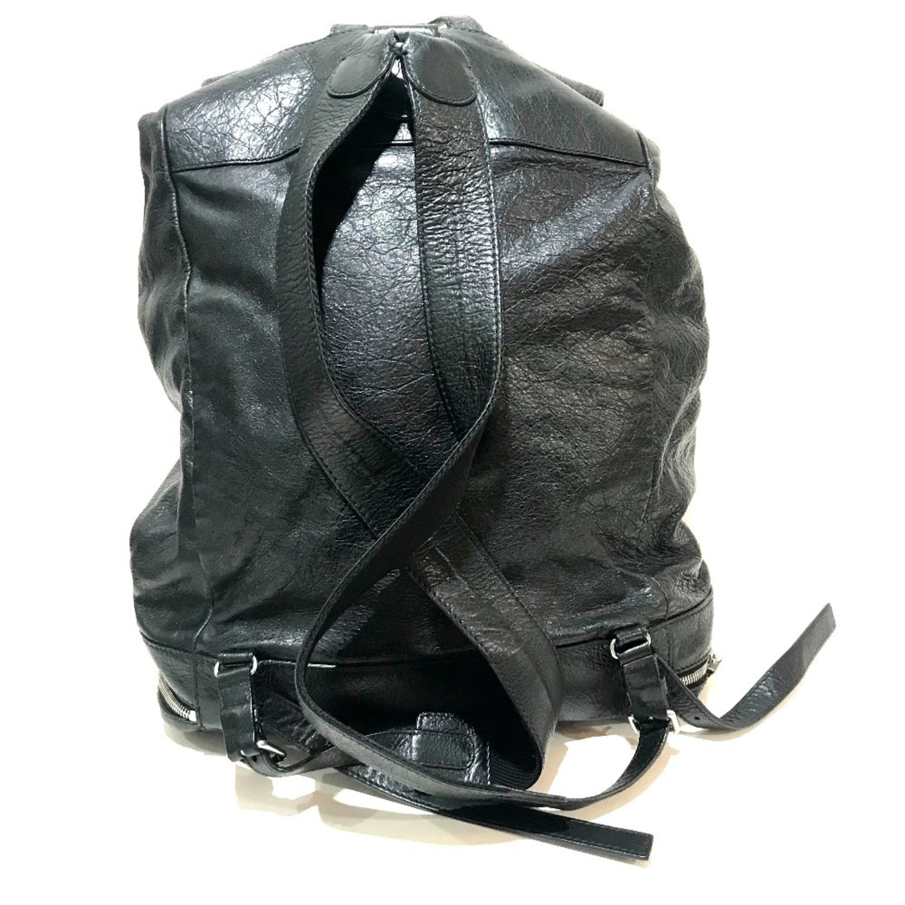 BALENCIAGA Backpack Rucksack Rucksack/Daypack Sheepskin Unisex Black