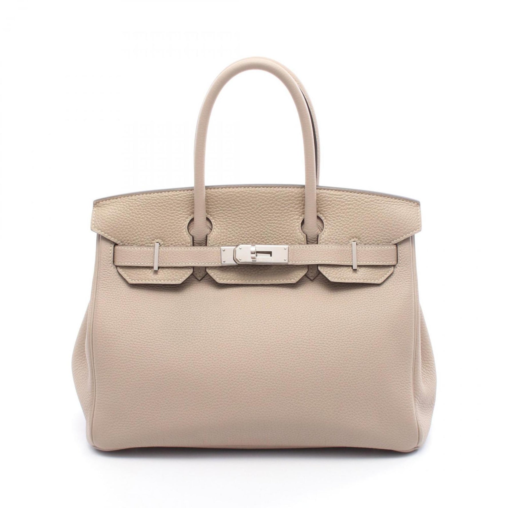 Hermes Birkin 30 Trench Handbag Togo Women's Beige