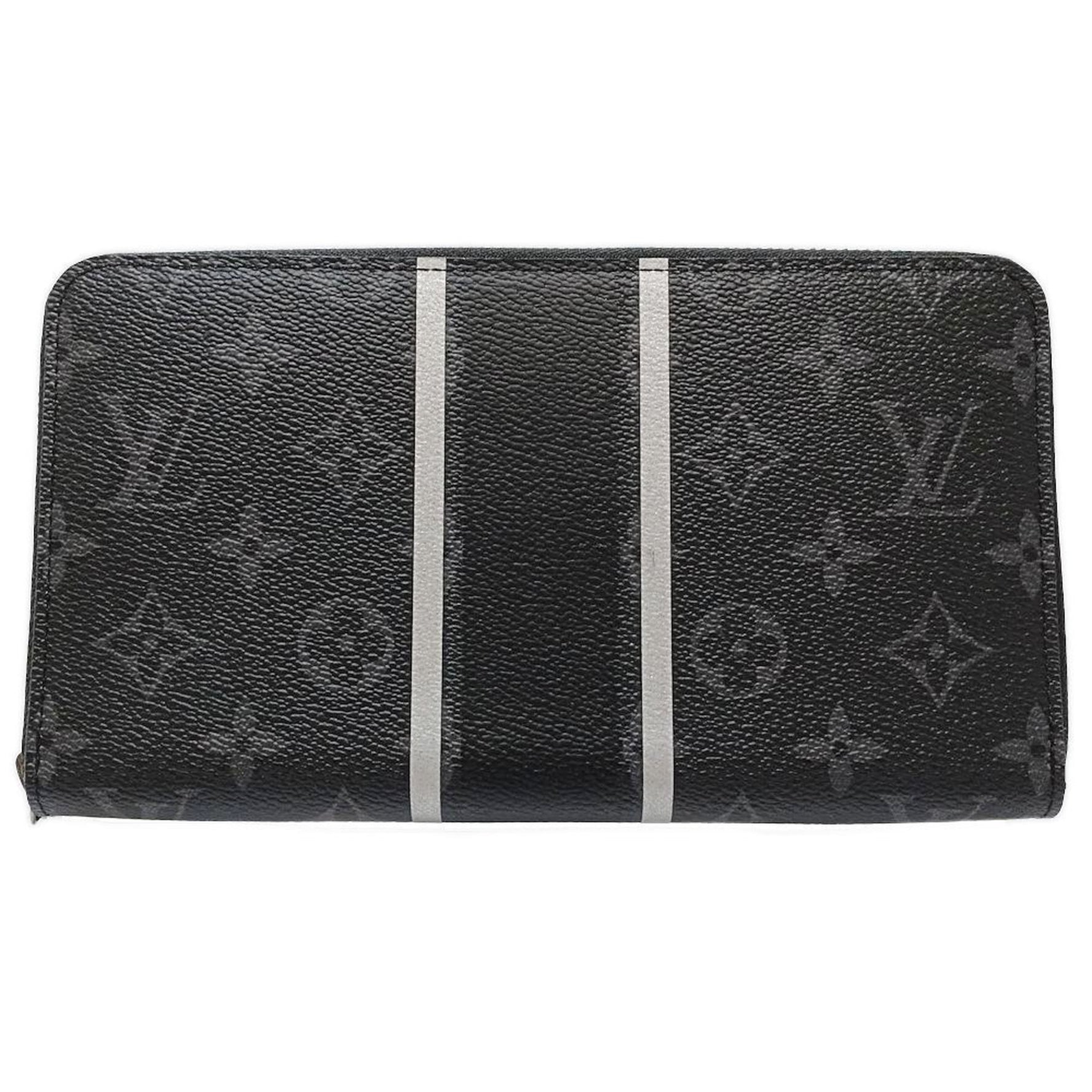 Louis Vuitton Monogram Long Wallet with Zippy Organizer Eclipse Noir