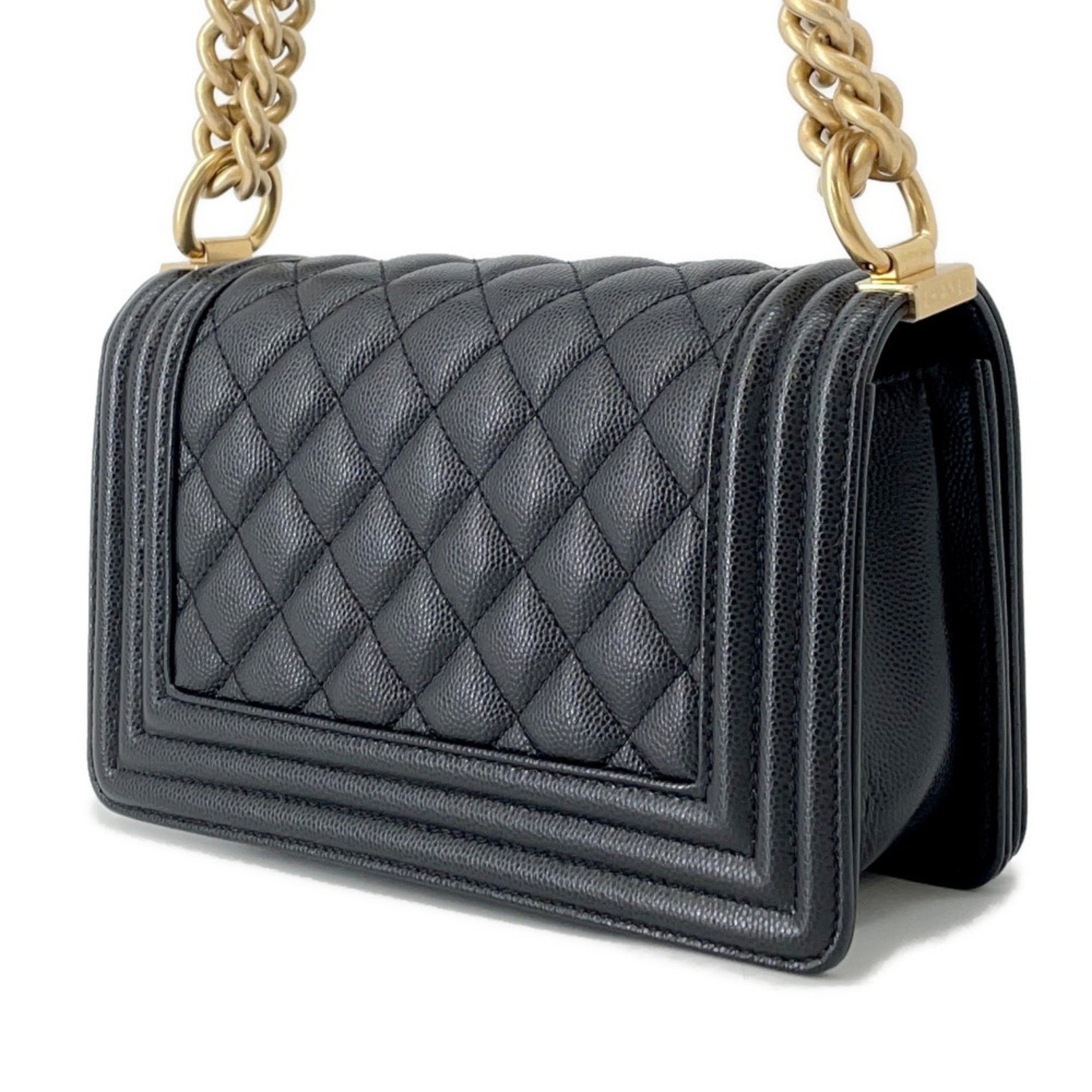 Chanel Boy Small Matelasse Coco Mark Chain Shoulder Bag BOY