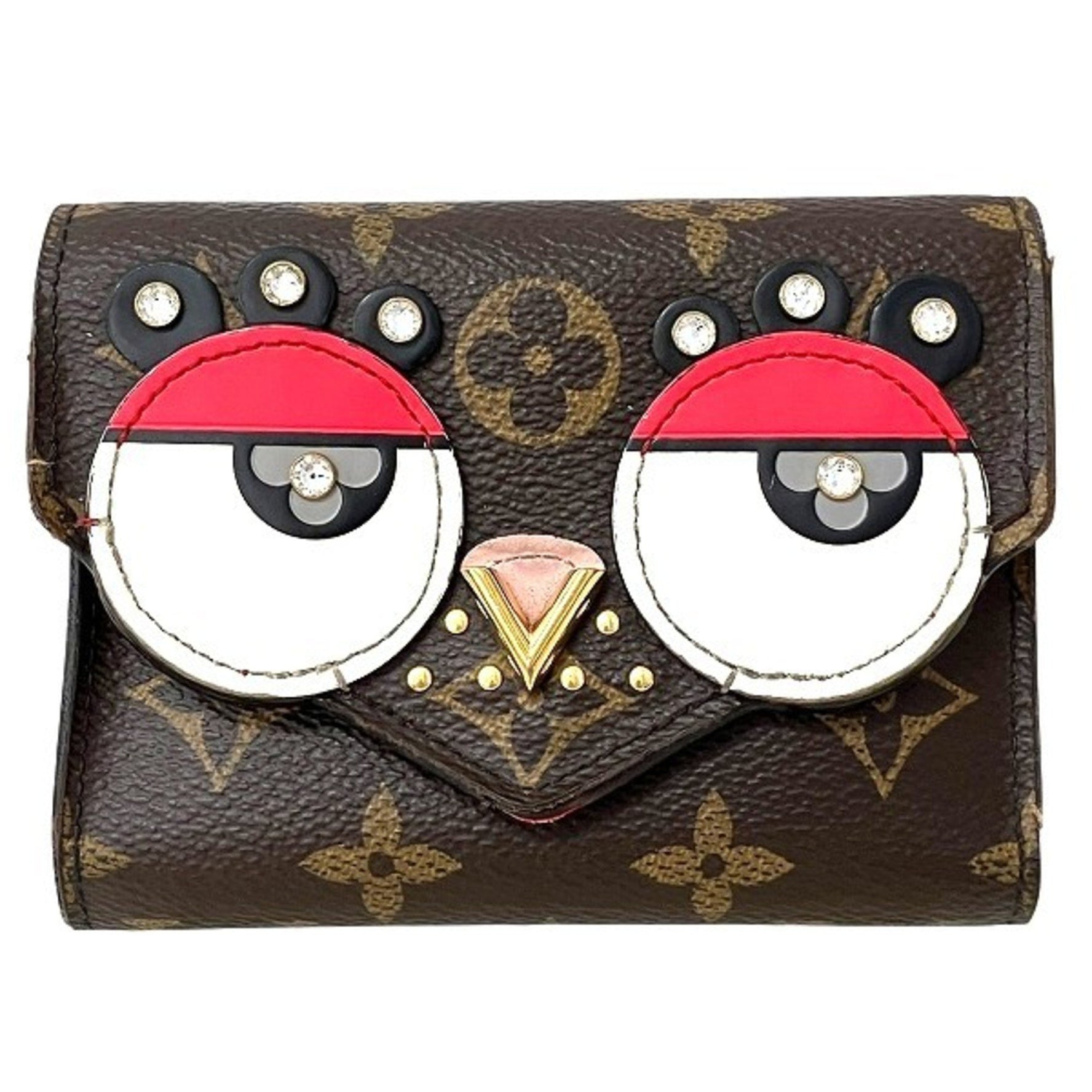 Louis Vuitton Monogram Portefeuille Victorine Bird Tri-fold Wallet