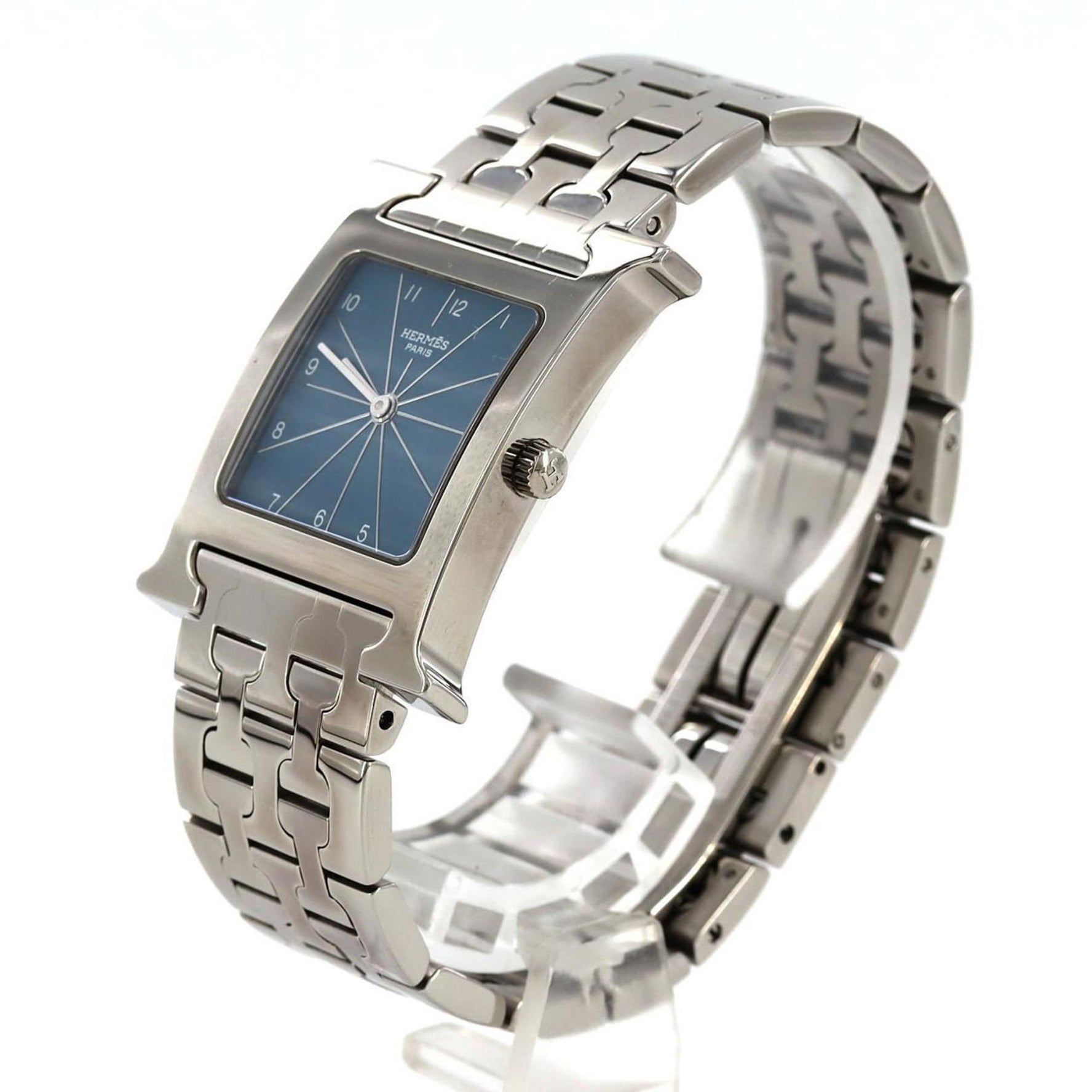 Hermès H Watch SS Quartz Wristwatch