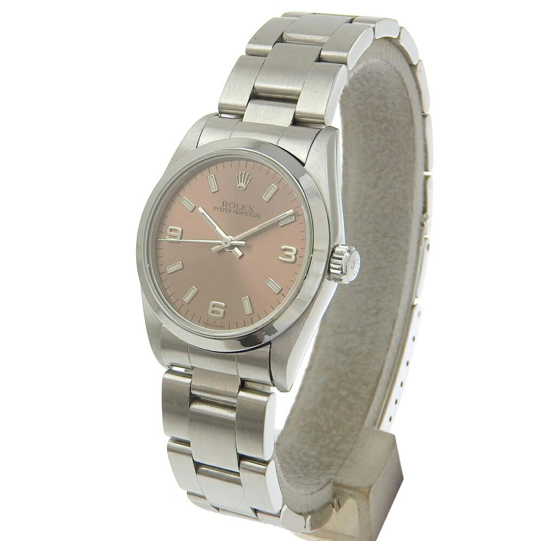 Rolex ROLEX Oyster Perpetual Watch cal.2230 Stainless Steel Automatic Bronze Dial Ladies